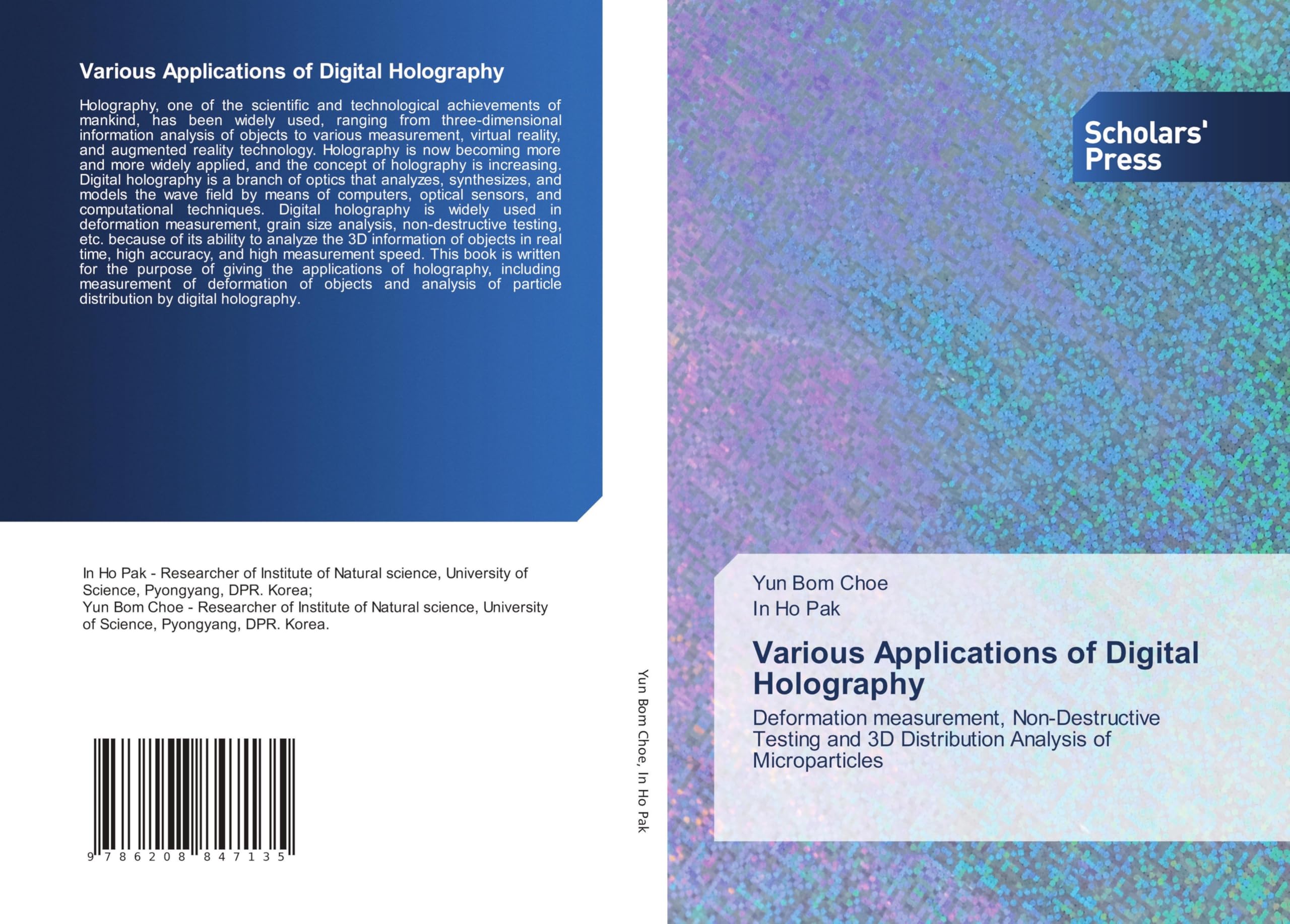 Various Applications of Digital Holography Business & Technology