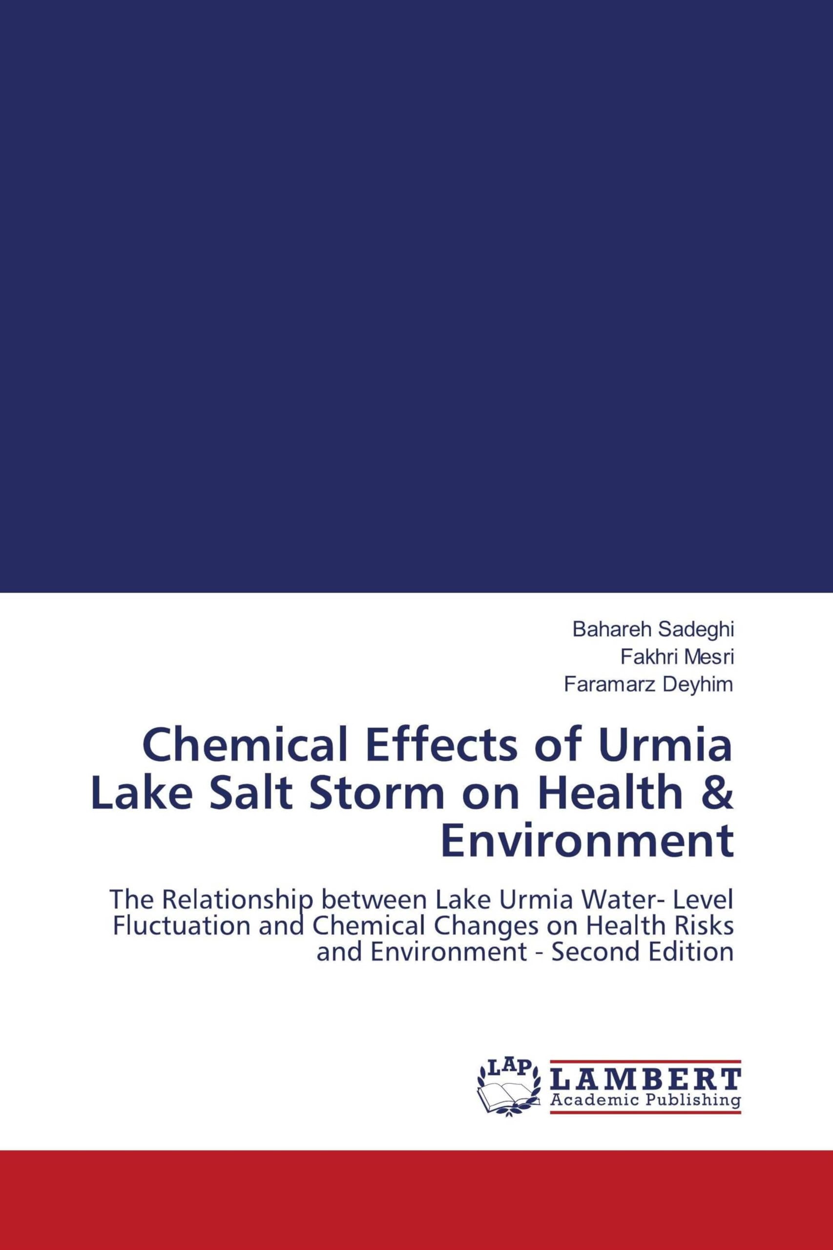 Chemical Effects of Urmia Lake Salt Storm on Health & Environment Natural Sciences