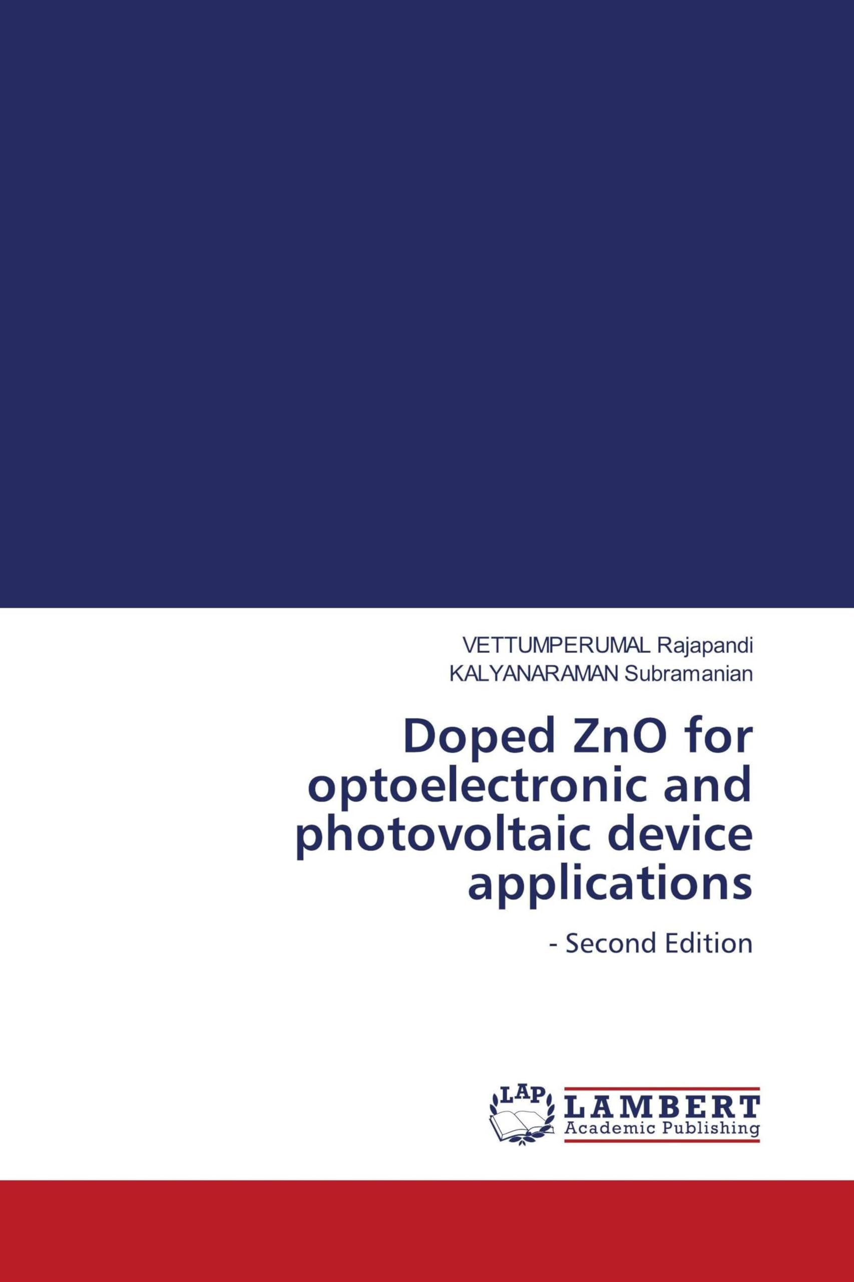 Doped ZnO for optoelectronic and photovoltaic device applications Natural Sciences