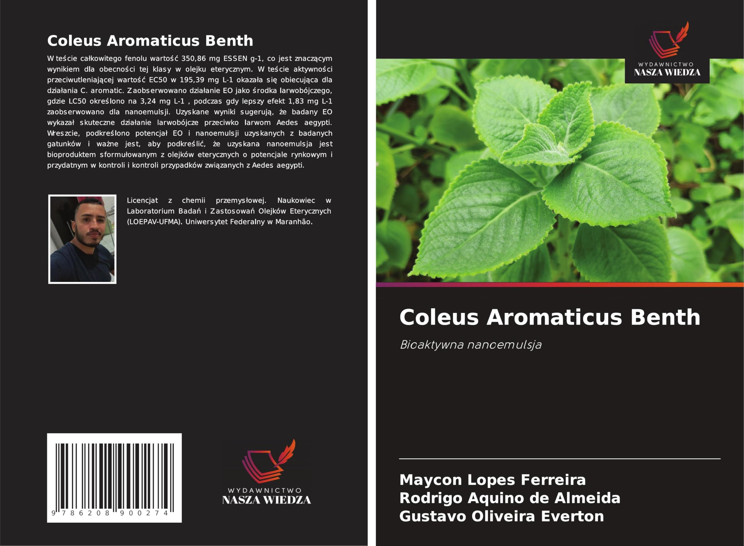 Coleus Aromaticus Benth Arts & Music Books