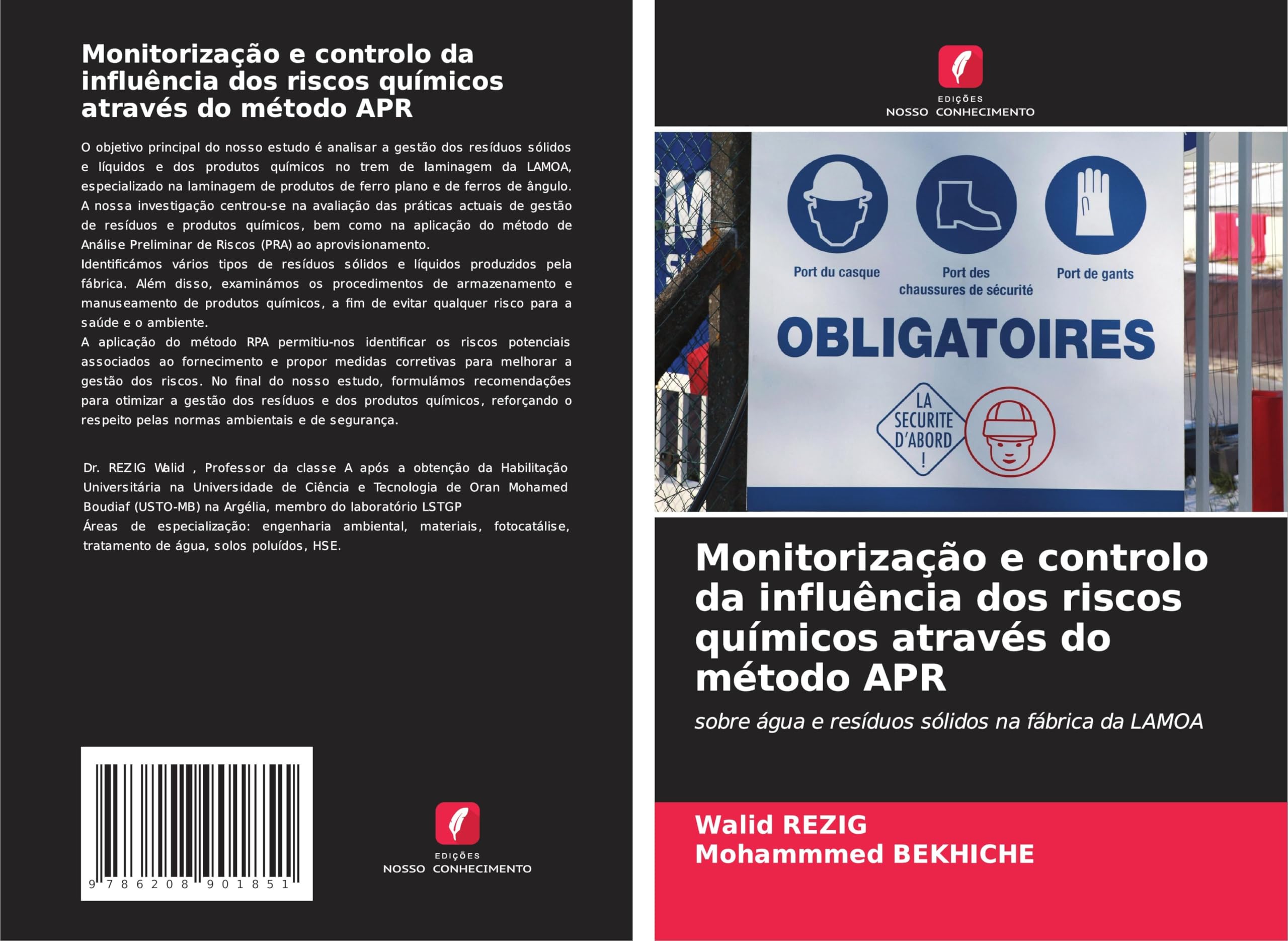 Monitorização e controlo da influência dos riscos químicos através do método APR Law