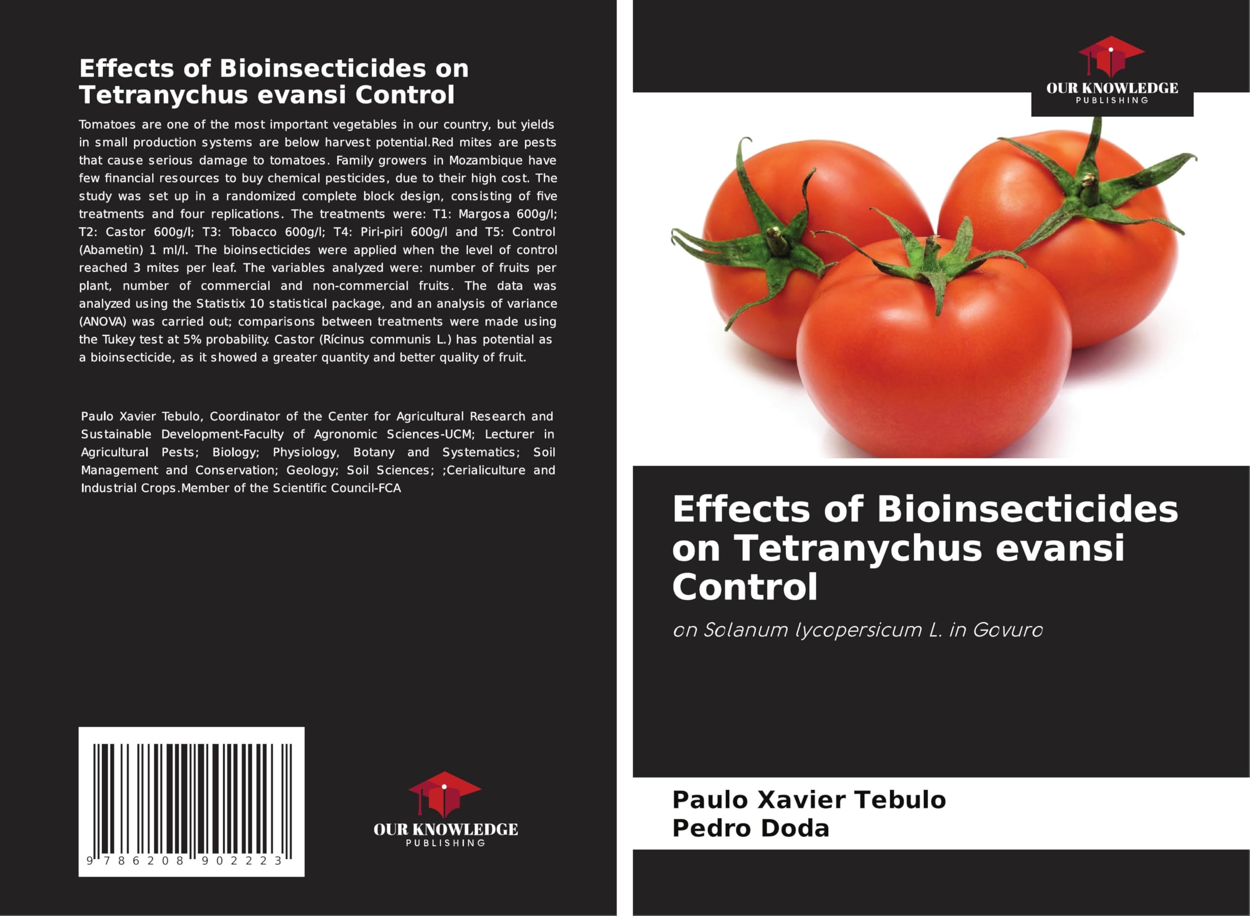 Effects of Bioinsecticides on Tetranychus evansi Control: on Solanum lycopersicum L. in Govuro Natural Sciences