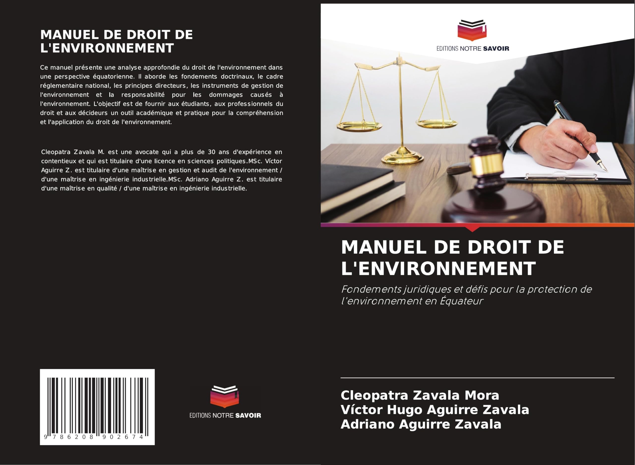 MANUEL DE DROIT DE L'ENVIRONNEMENT: Fondements juridiques et défis pour la protection de l'environnement en Équateur Law