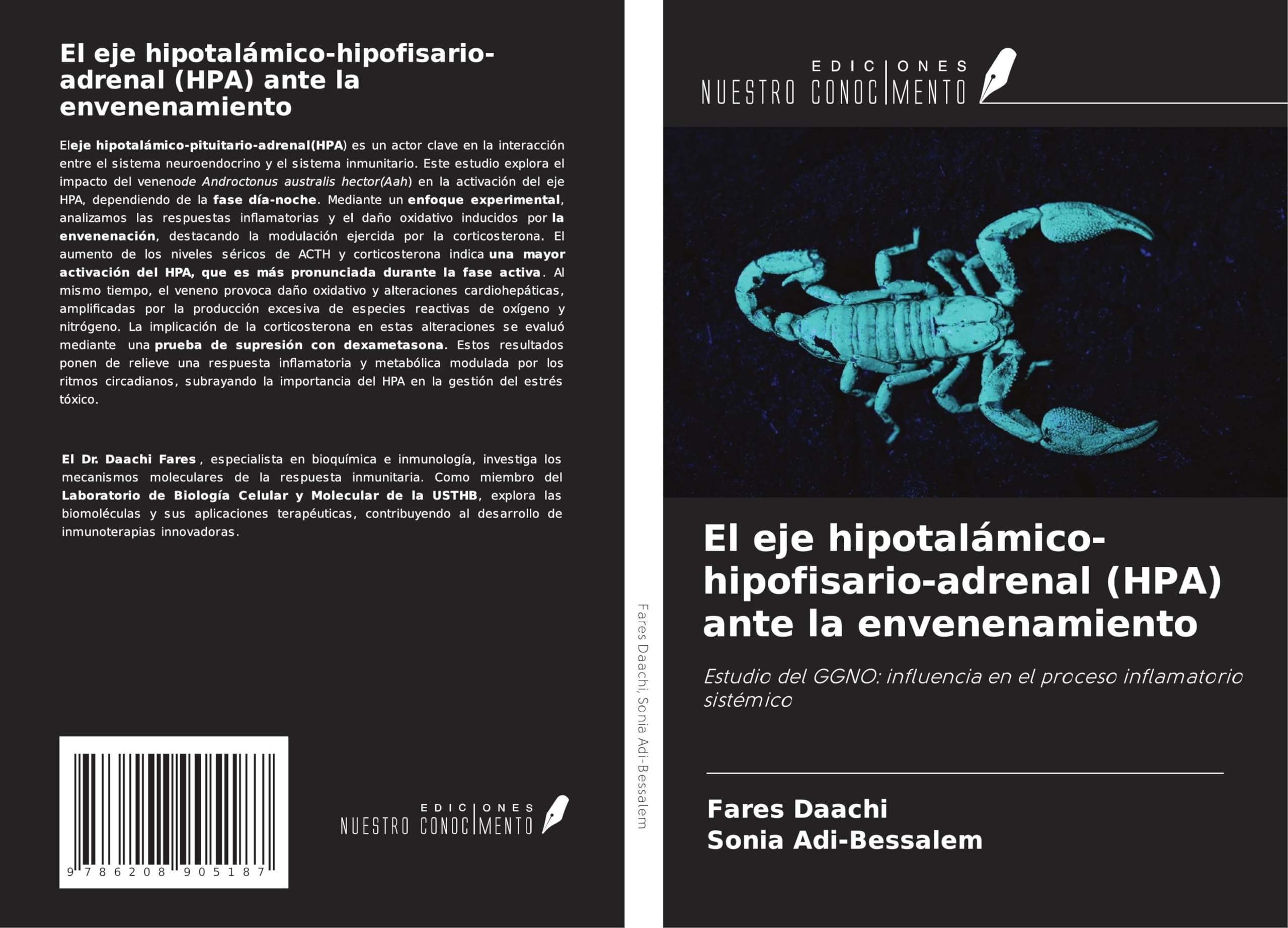 El eje hipotalámico-hipofisario-adrenal (HPA) ante la envenenamiento: Estudio del GGNO: influencia en el proceso inflamatorio sistémico Natural Sciences