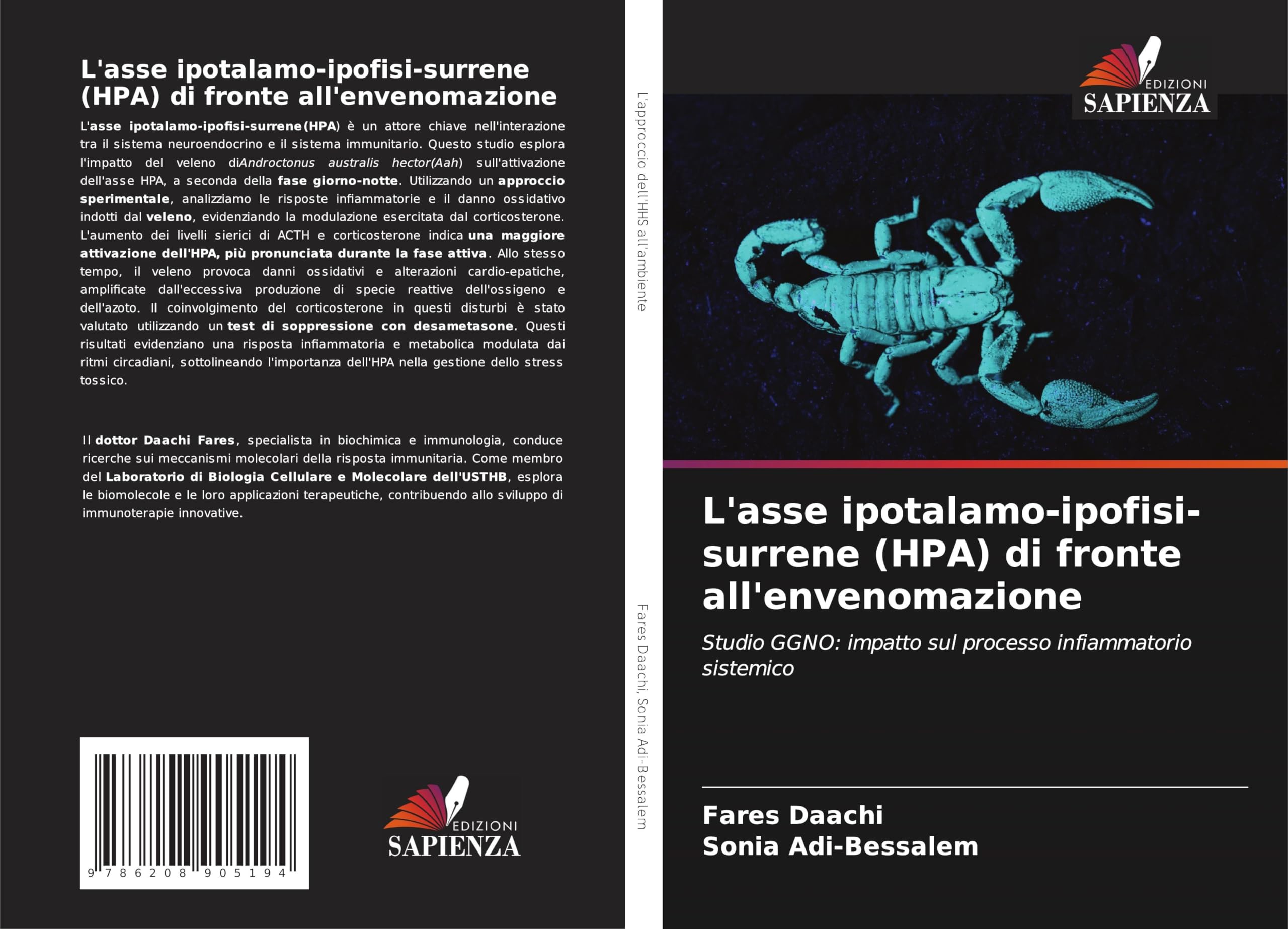 L'asse ipotalamo-ipofisi-surrene (HPA) di fronte all'envenomazione: Studio GGNO: impatto sul processo infiammatorio sistemico Natural Sciences