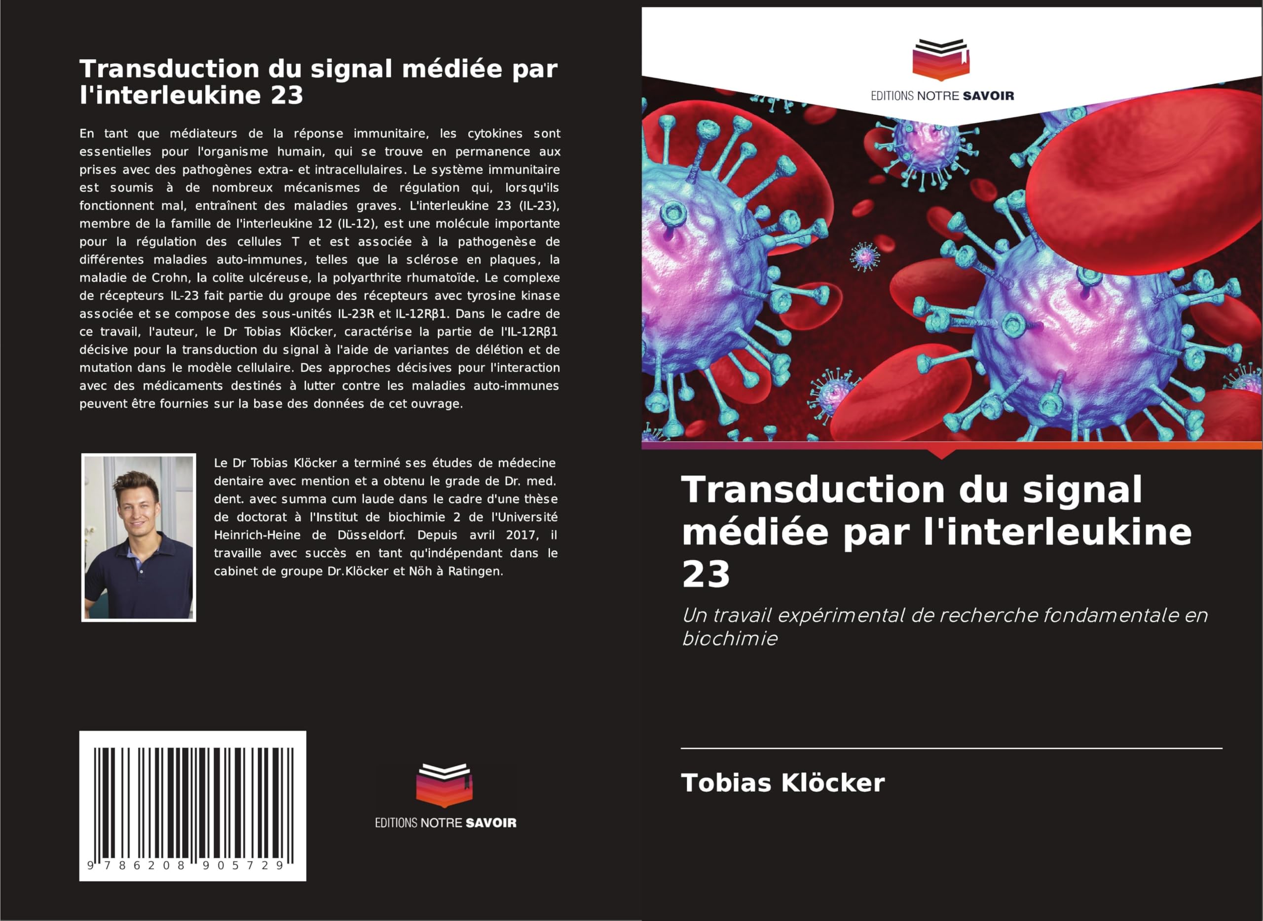 Transduction du signal médiée par l'interleukine 23: Un travail expérimental de recherche fondamentale en biochimie Natural Sciences