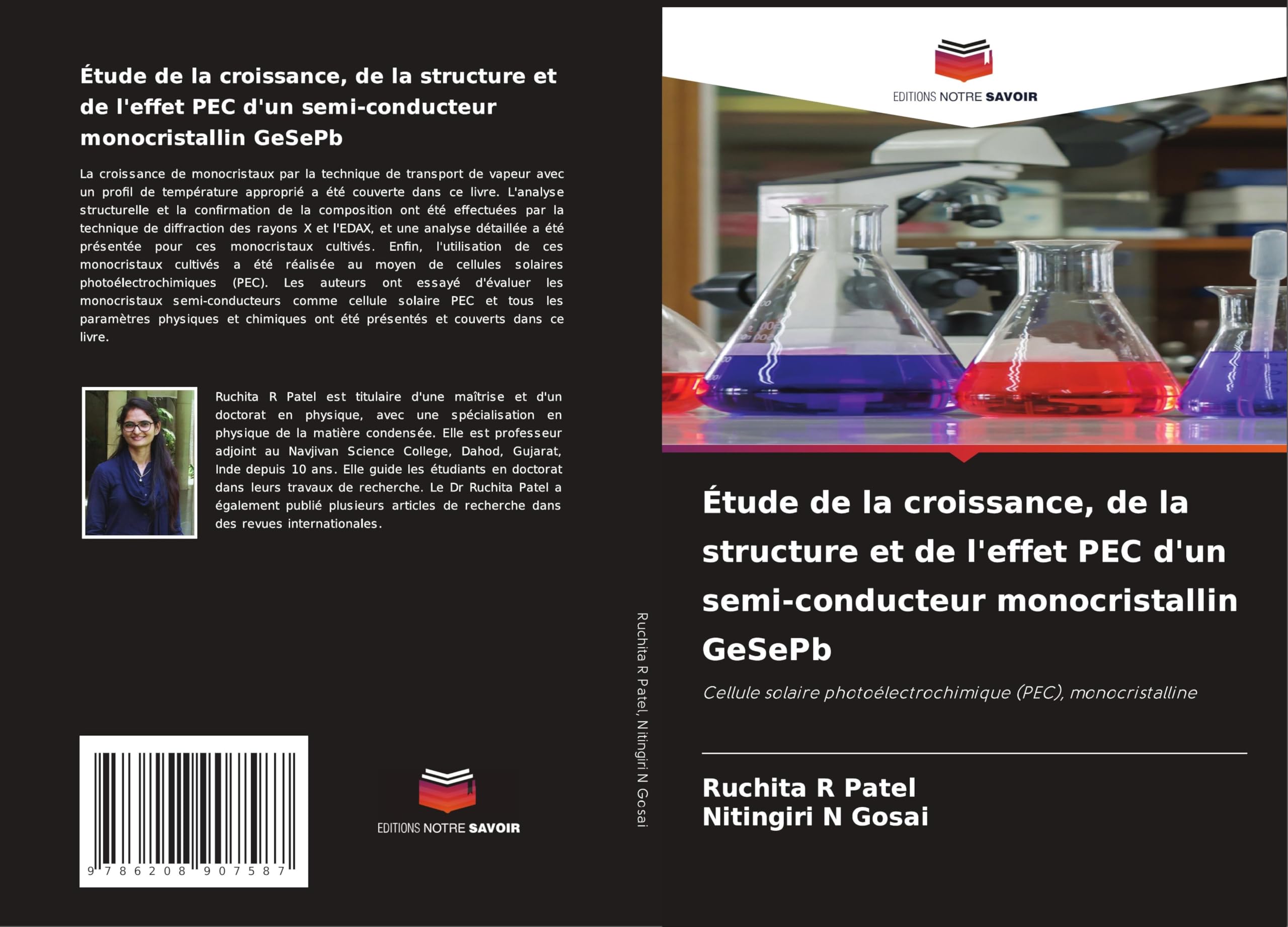 Étude de la croissance, de la structure et de l'effet PEC d'un semi-conducteur monocristallin GeSePb: Cellule solaire photoélectrochimique (PEC), monocristalline Natural Sciences