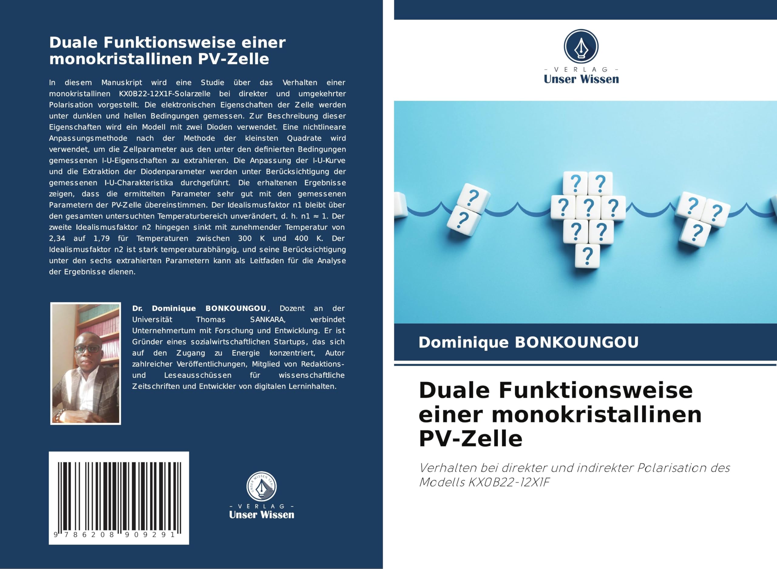 Duale Funktionsweise einer monokristallinen PV-Zelle Natural Sciences