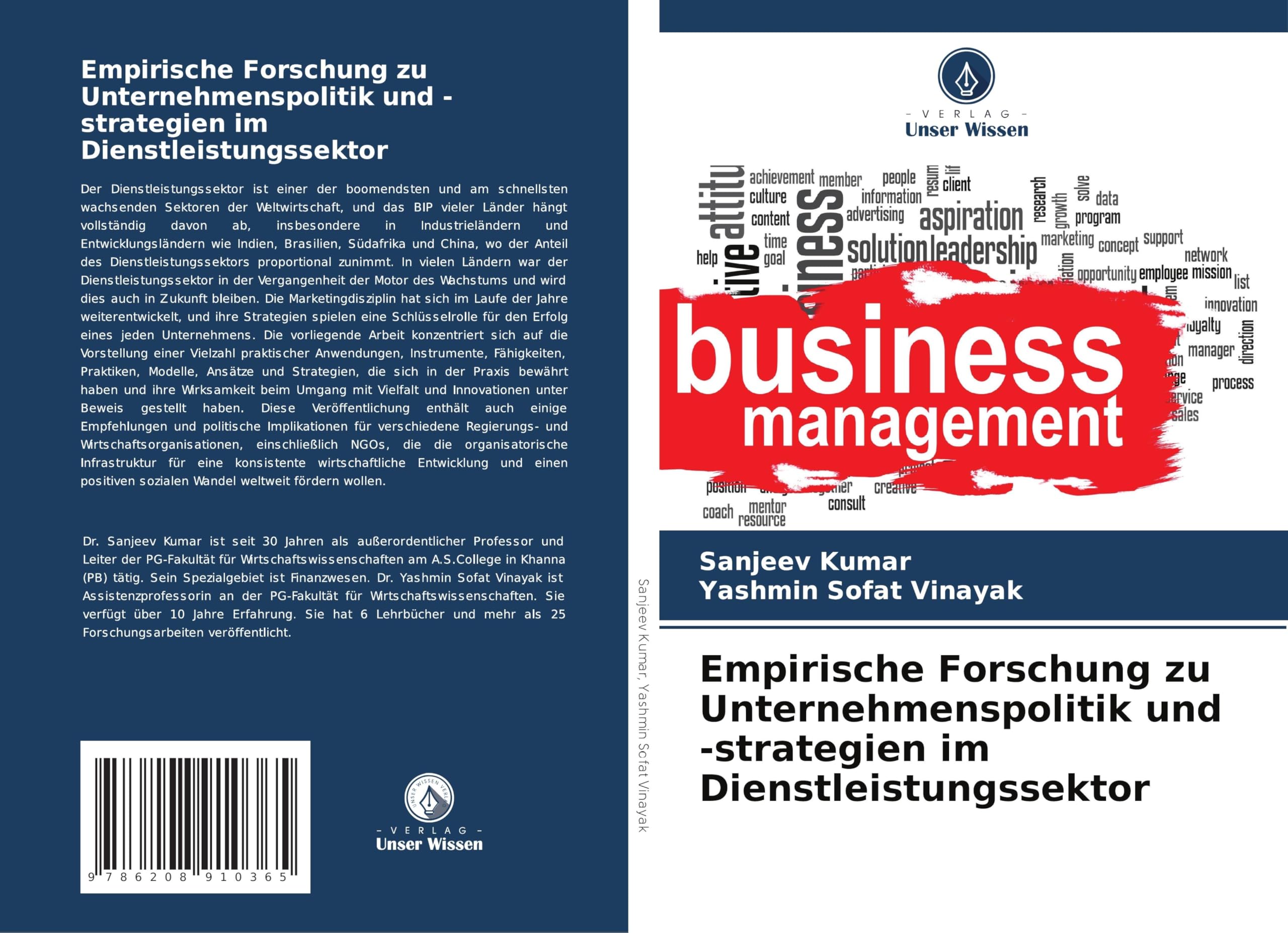 Empirische Forschung zu Unternehmenspolitik und -strategien im Dienstleistungssektor Law