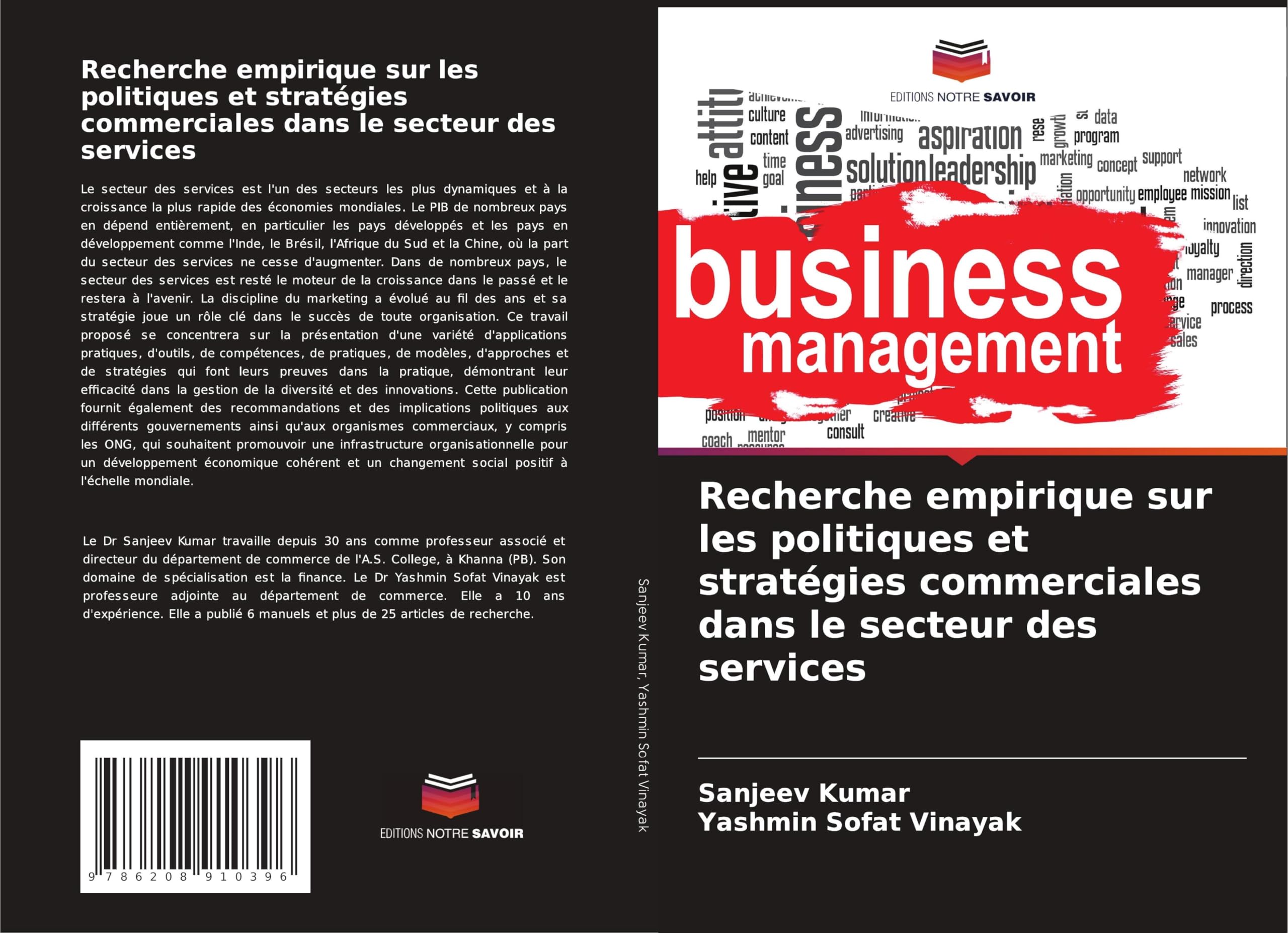 Recherche empirique sur les politiques et stratégies commerciales dans le secteur des services Law