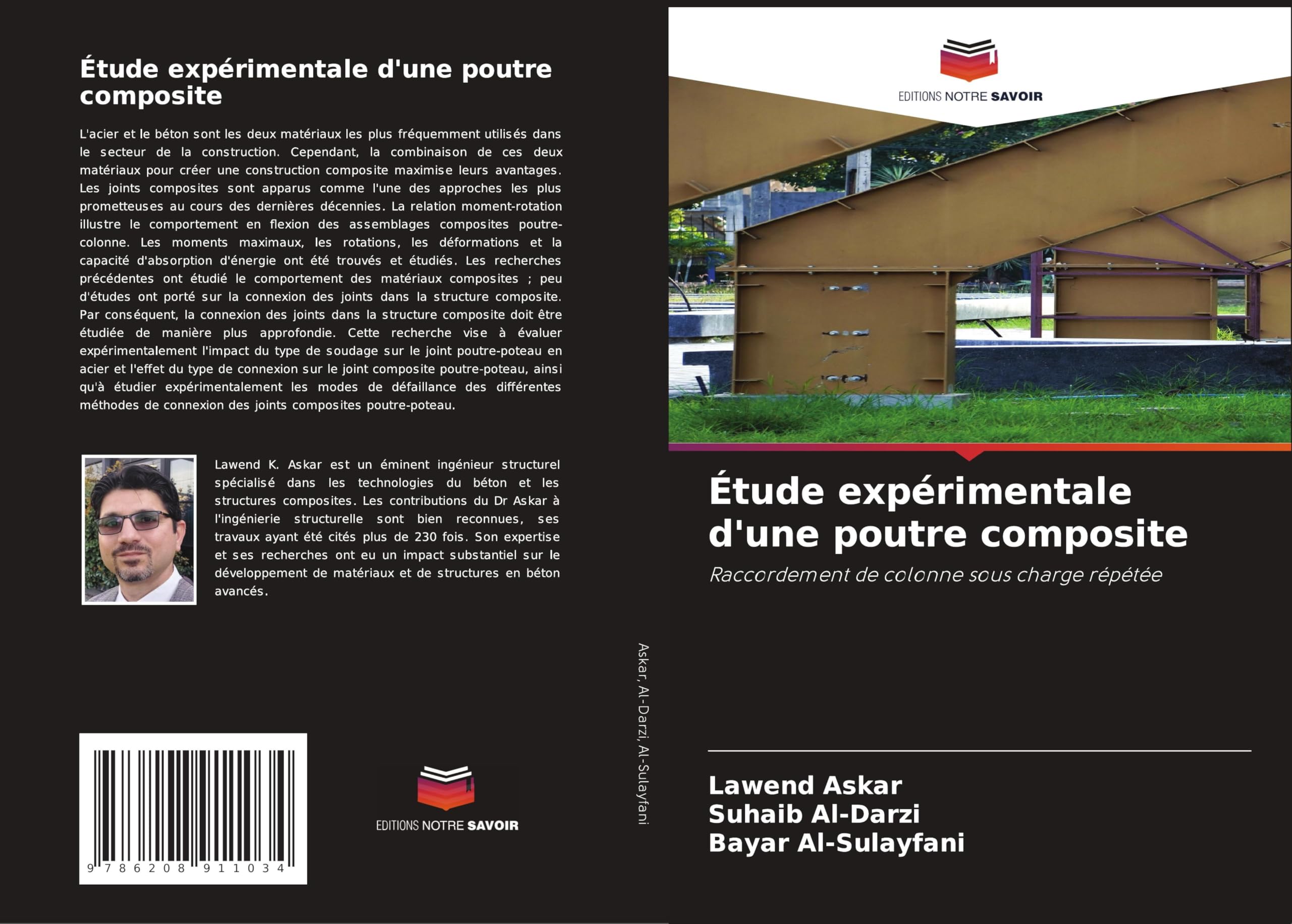 Étude expérimentale d'une poutre composite: Raccordement de colonne sous charge répétée Law