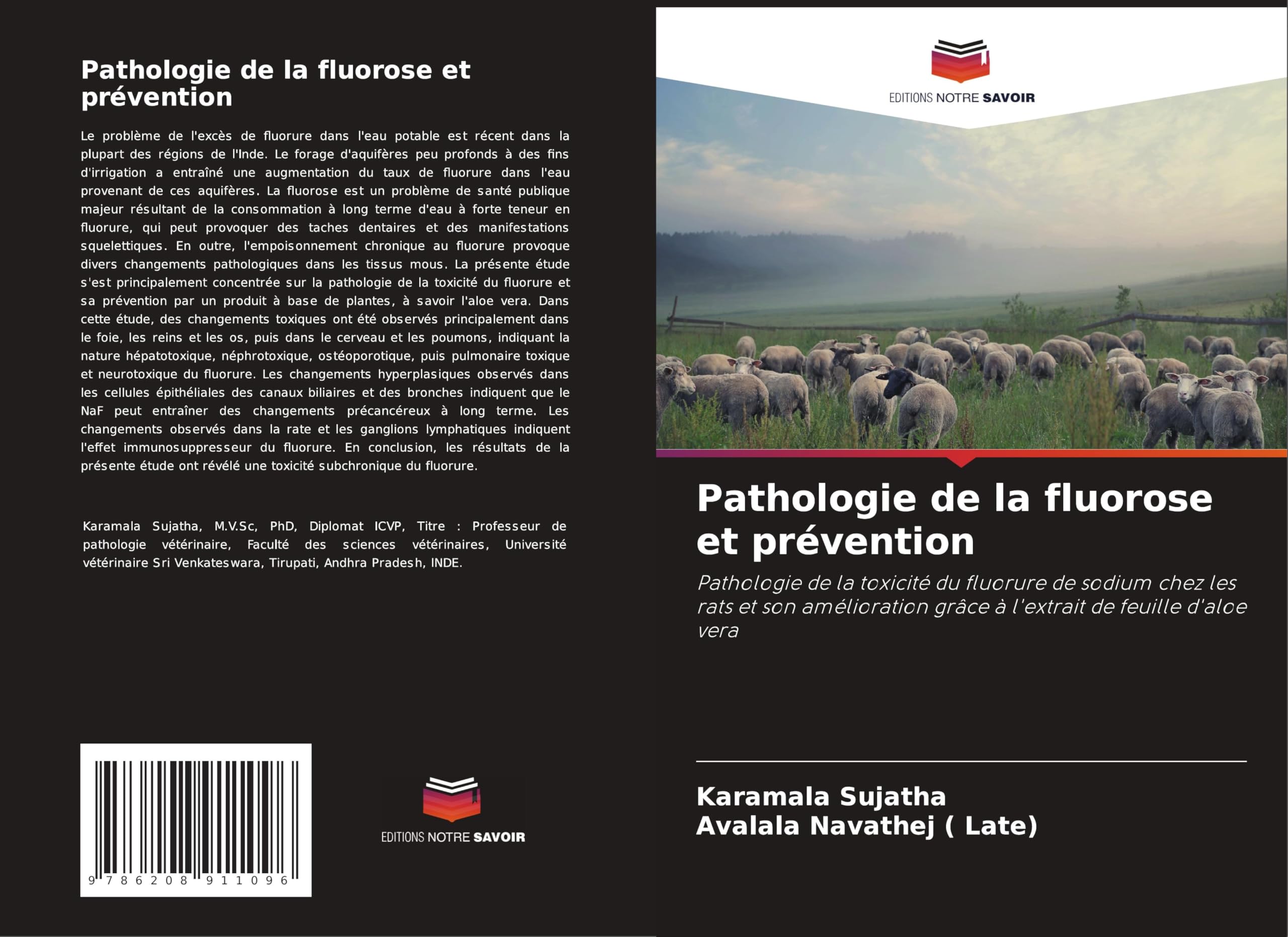 Pathologie de la fluorose et prévention: Pathologie de la toxicité du fluorure de sodium chez les rats et son amélioration grâce à l'extrait de feuille d'aloe vera Medicine
