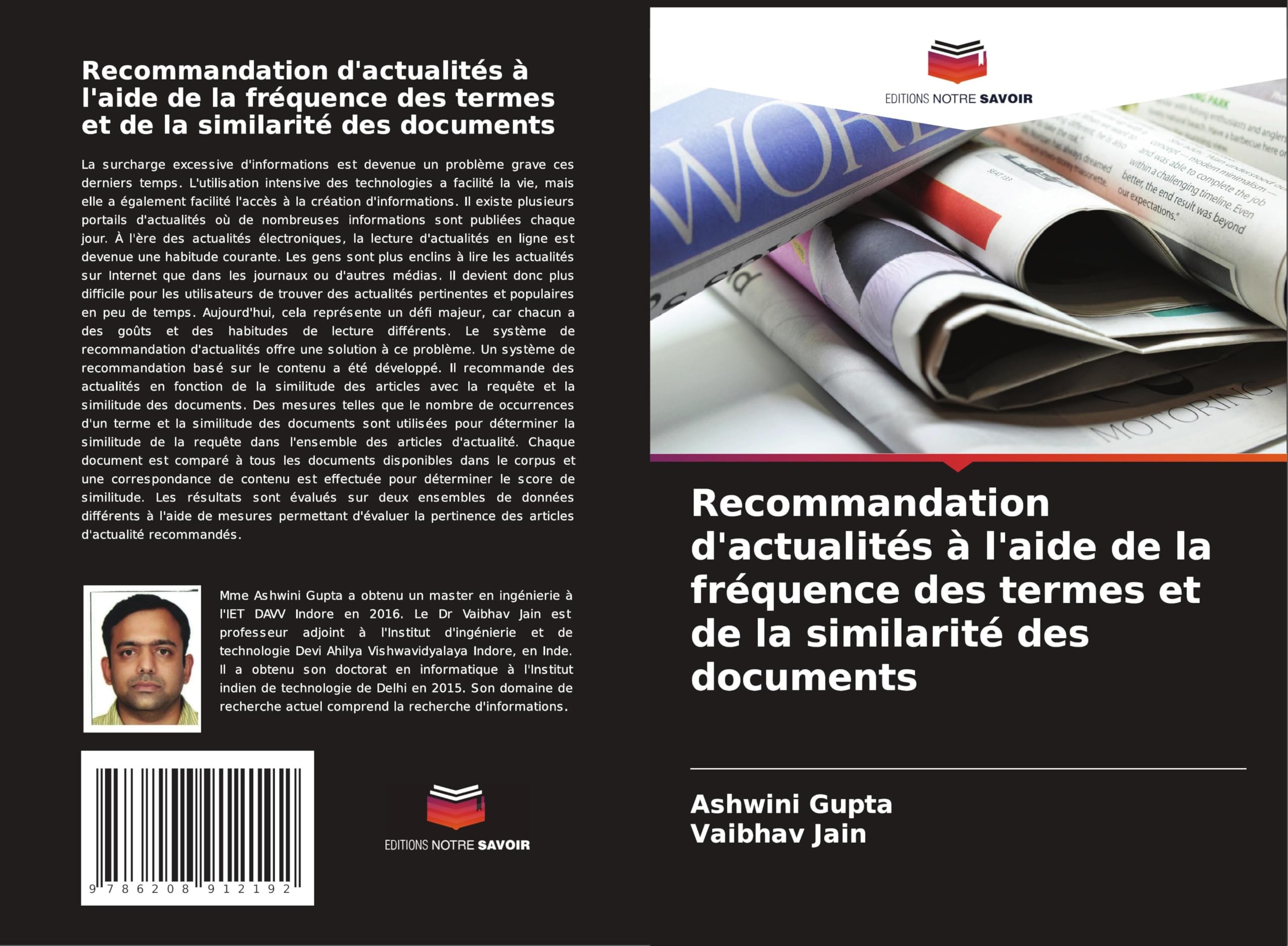 Recommandation d'actualités à l'aide de la fréquence des termes et de la similarité des documents Business & Technology