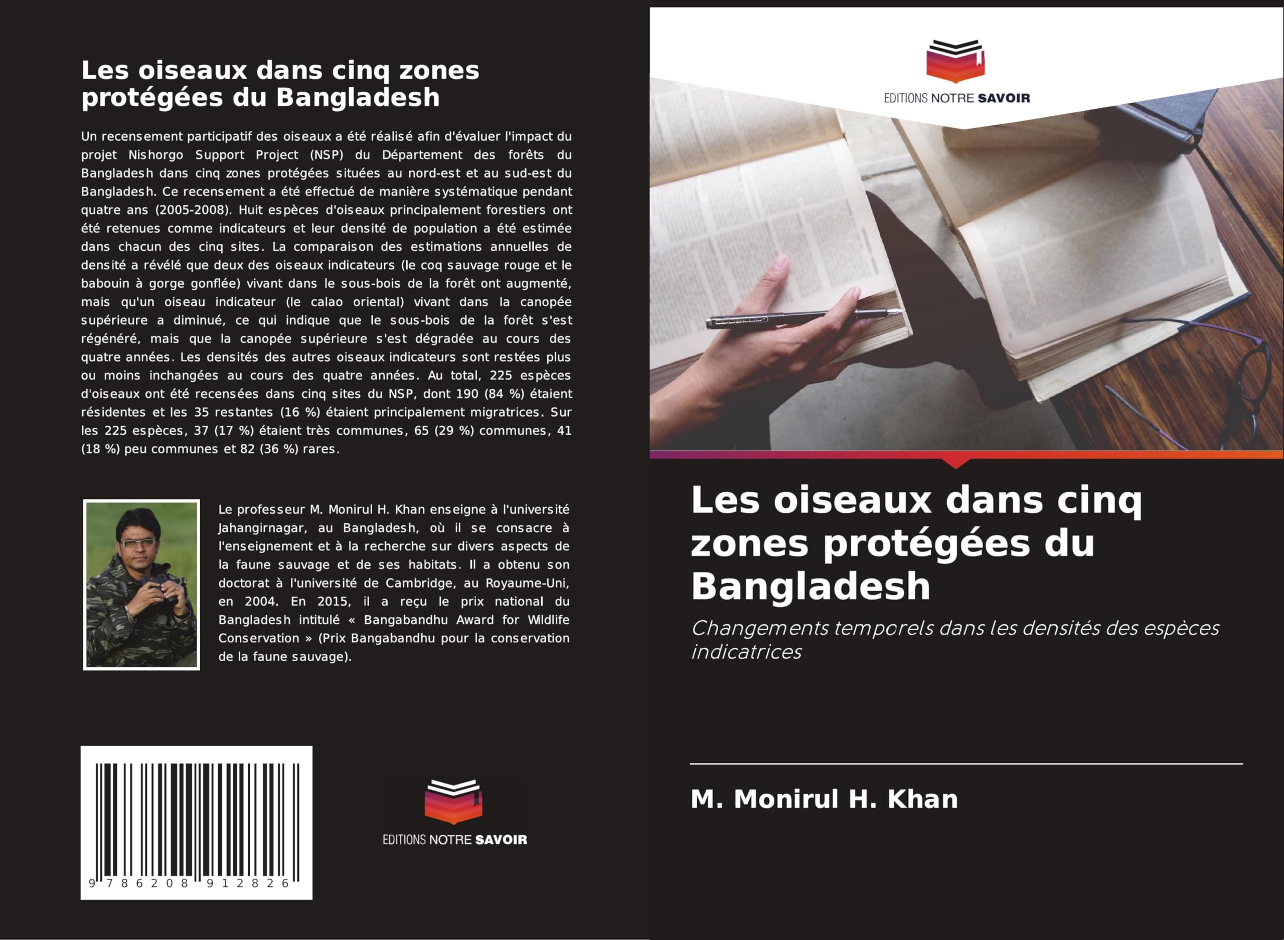Les oiseaux dans cinq zones protégées du Bangladesh Natural Sciences
