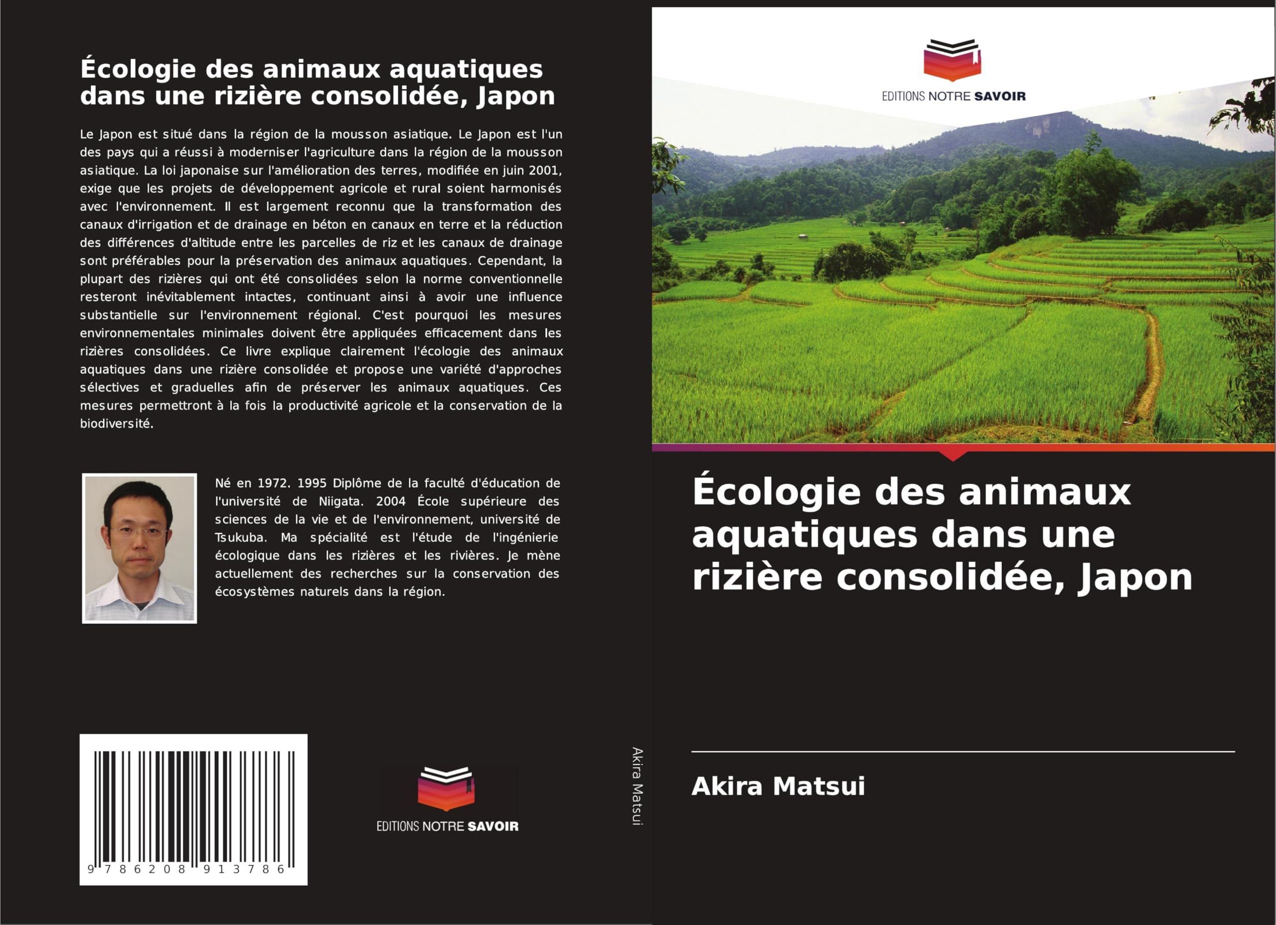 Écologie des animaux aquatiques dans une rizière consolidée, Japon Natural Sciences