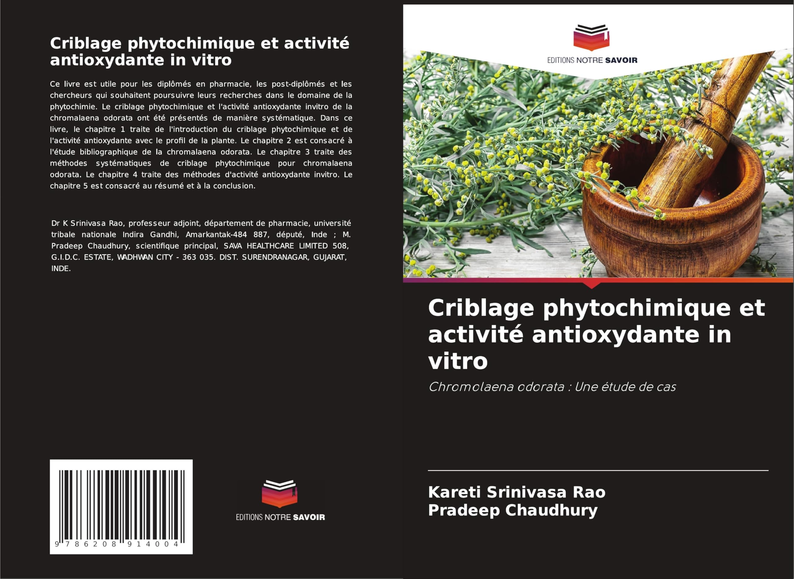 Criblage phytochimique et activité antioxydante in vitro: Chromolaena odorata : Une étude de cas Medicine