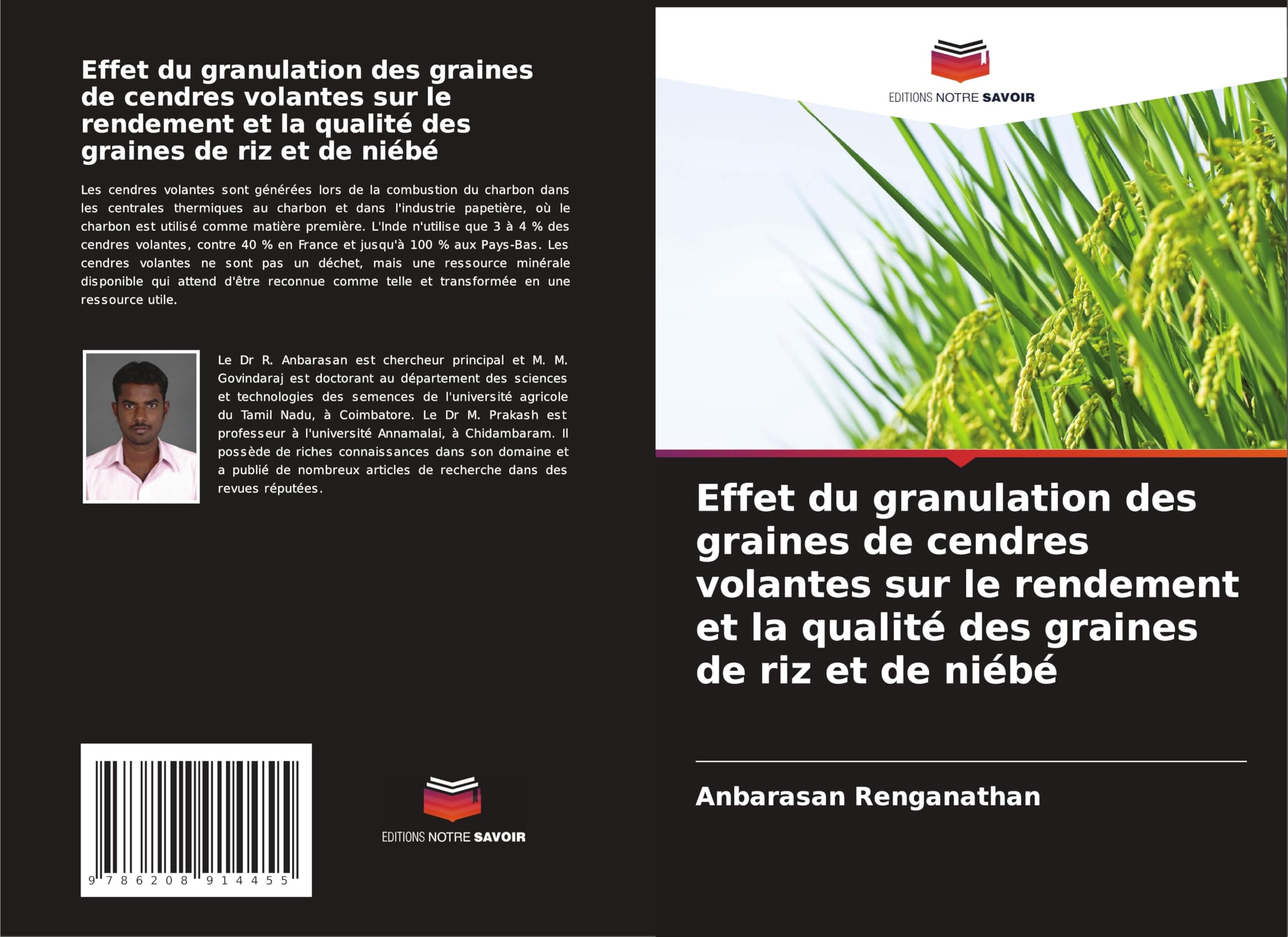 Effet du granulation des graines de cendres volantes sur le rendement et la qualité des graines de riz et de niébé Natural Sciences
