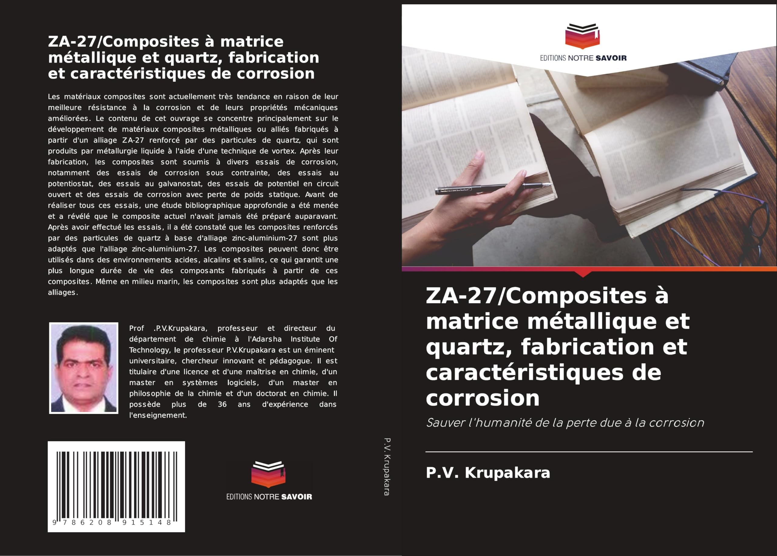 ZA-27/Composites à matrice métallique et quartz, fabrication et caractéristiques de corrosion Natural Sciences