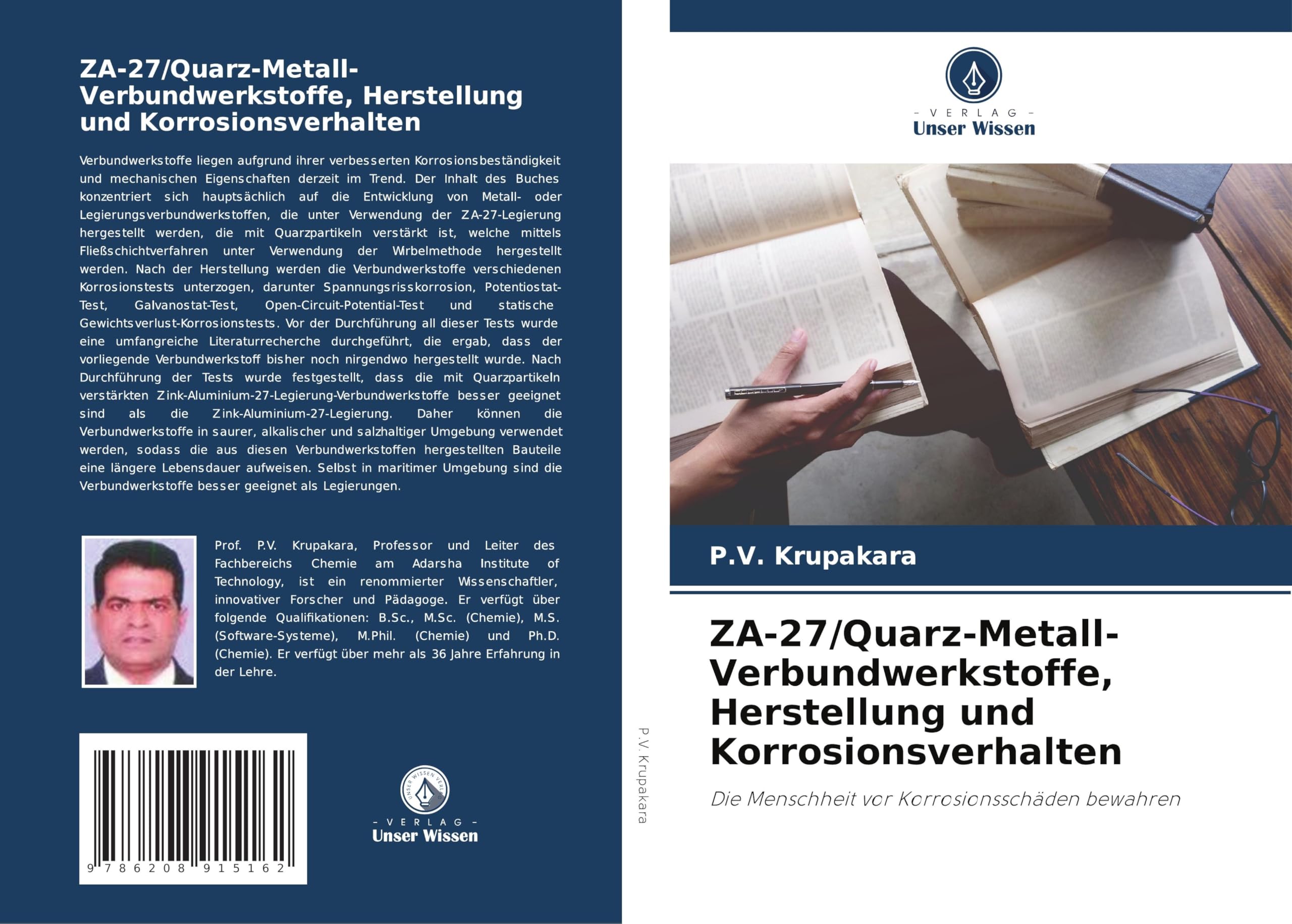 ZA-27/Quarz-Metall-Verbundwerkstoffe, Herstellung und Korrosionsverhalten Natural Sciences