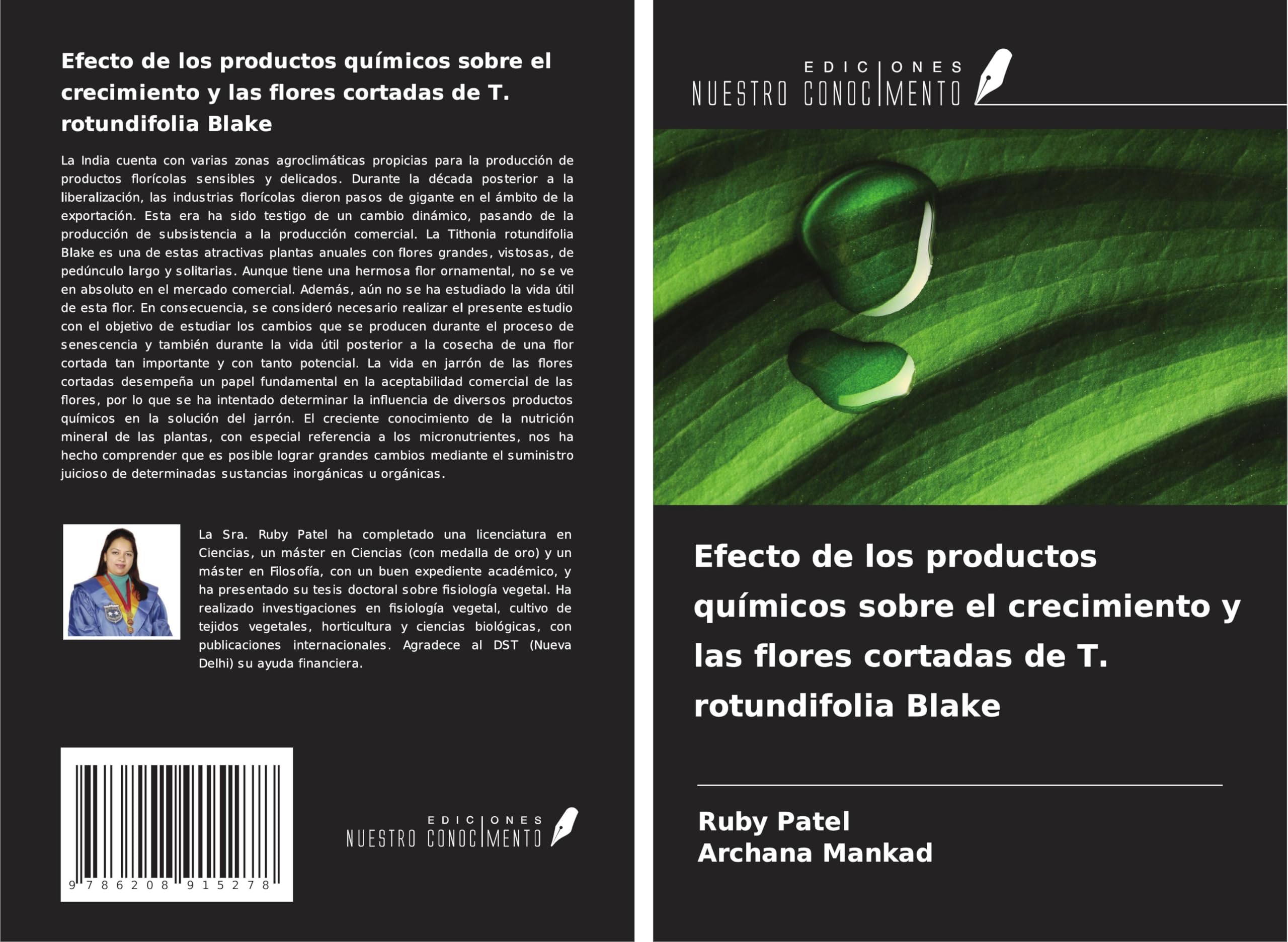 Efecto de los productos químicos sobre el crecimiento y las flores cortadas de T. rotundifolia Blake Natural Sciences