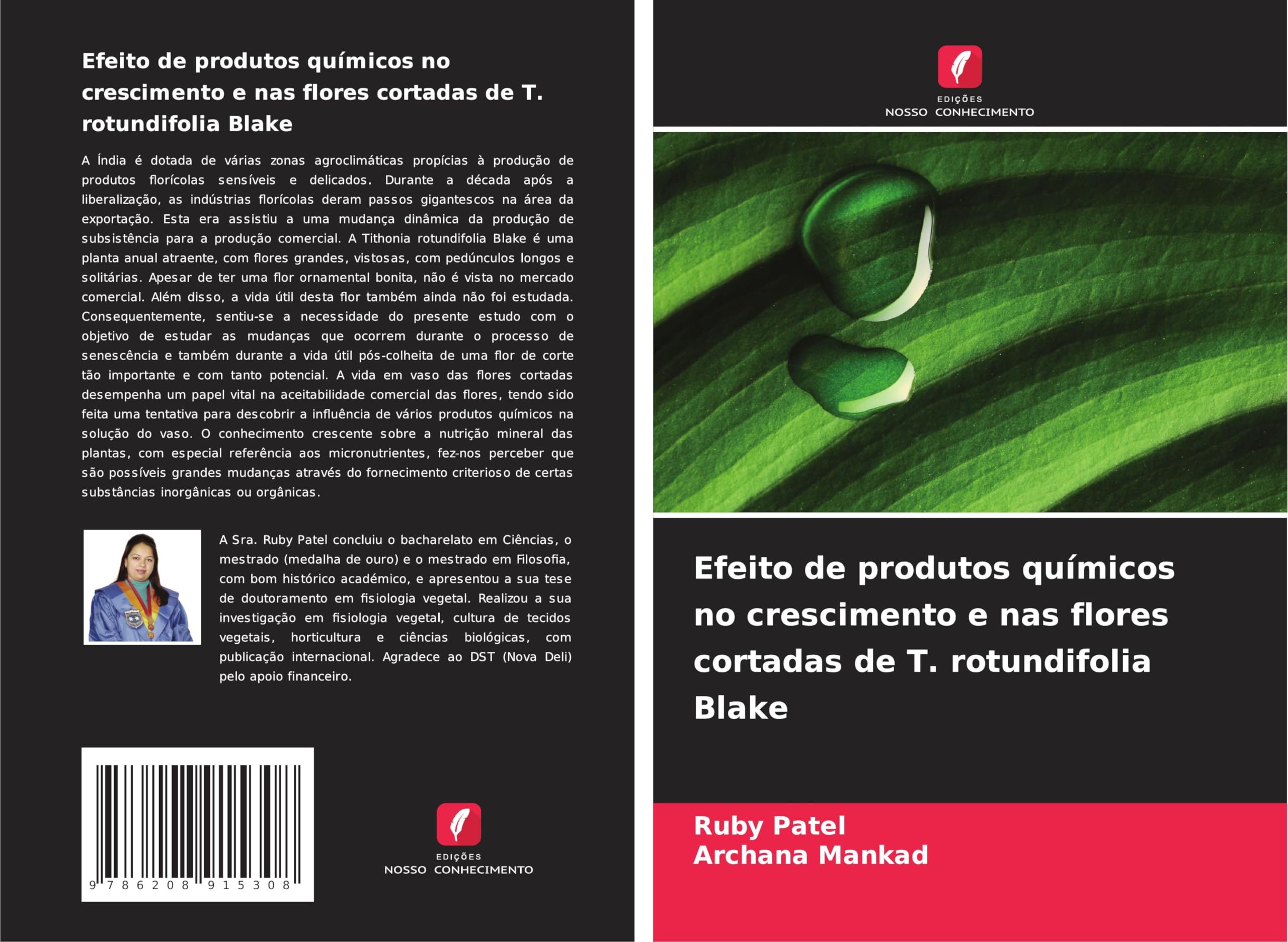 Efeito de produtos químicos no crescimento e nas flores cortadas de T. rotundifolia Blake Natural Sciences