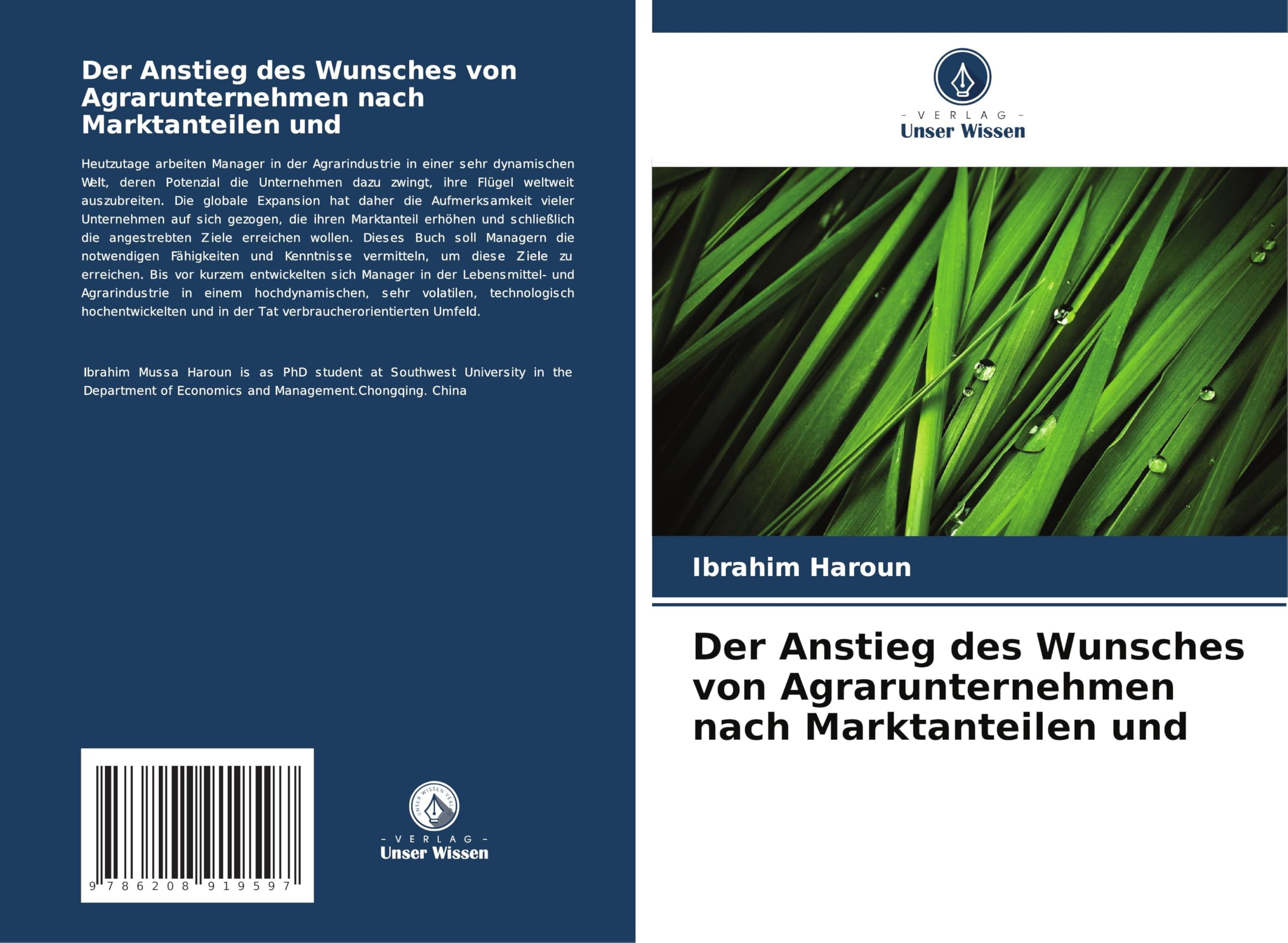 Der Anstieg des Wunsches von Agrarunternehmen nach Marktanteilen und Law