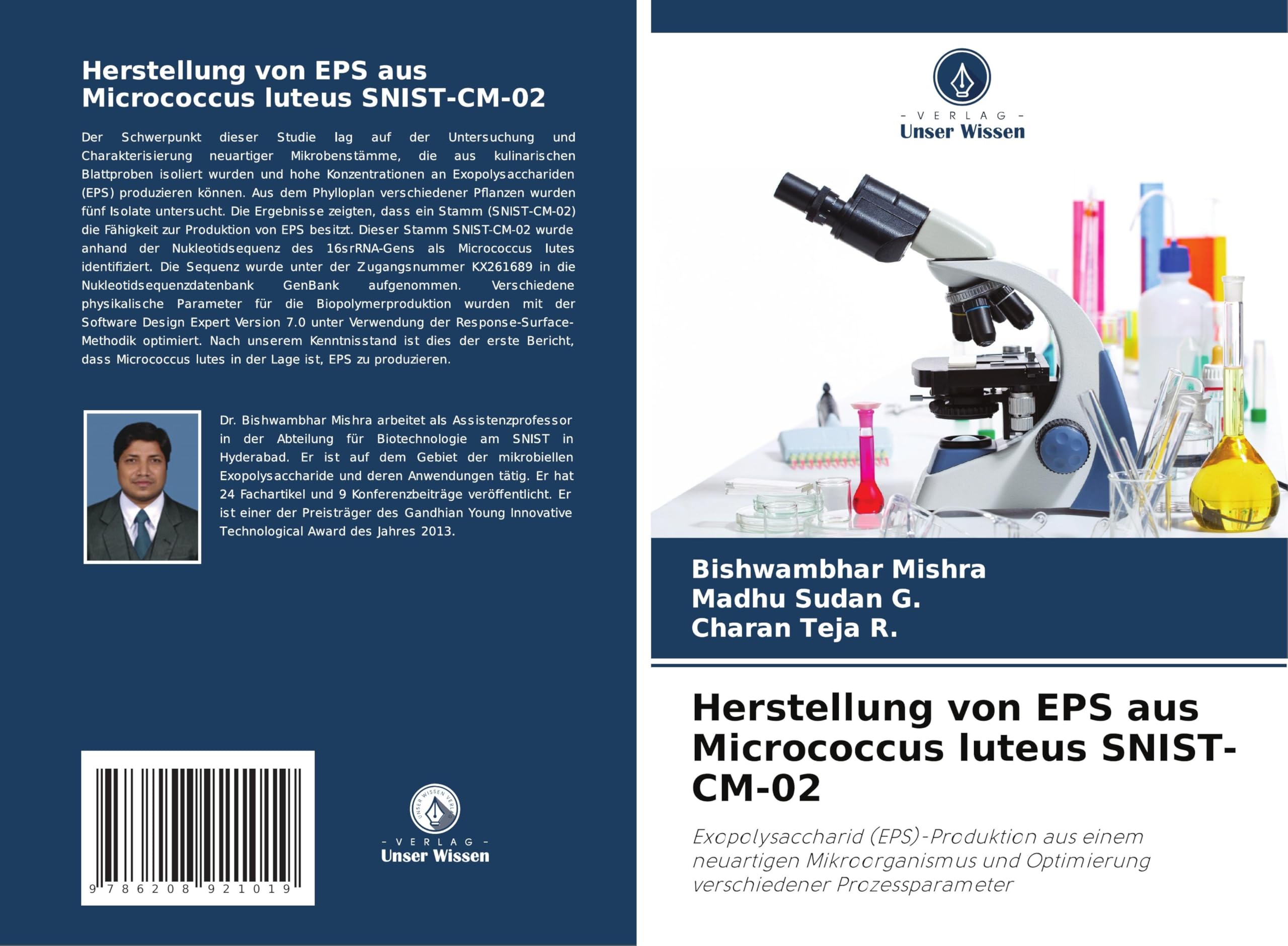 Herstellung von EPS aus Micrococcus luteus SNIST-CM-02 Natural Sciences