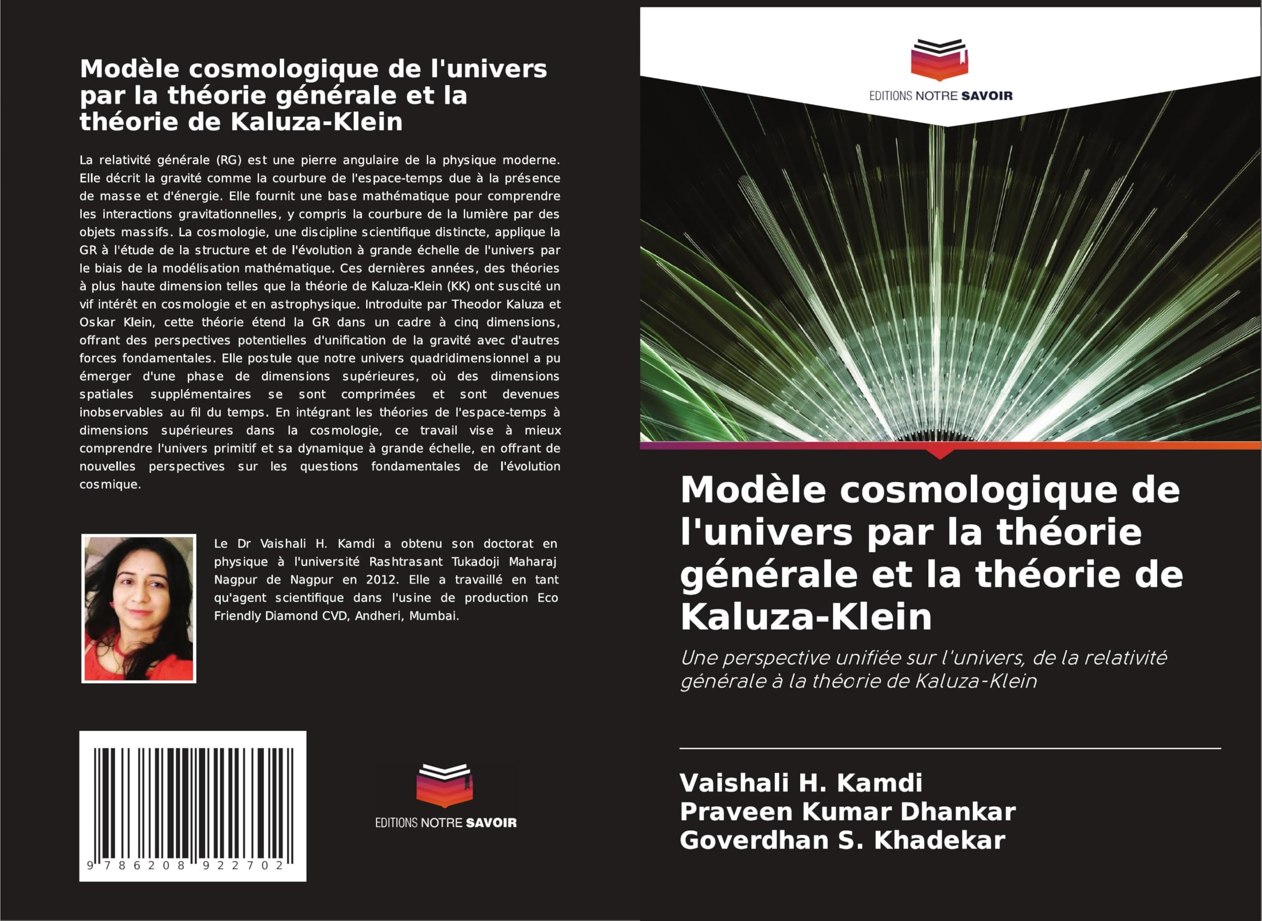 Modèle cosmologique de l'univers par la théorie générale et la théorie de Kaluza-Klein Natural Sciences