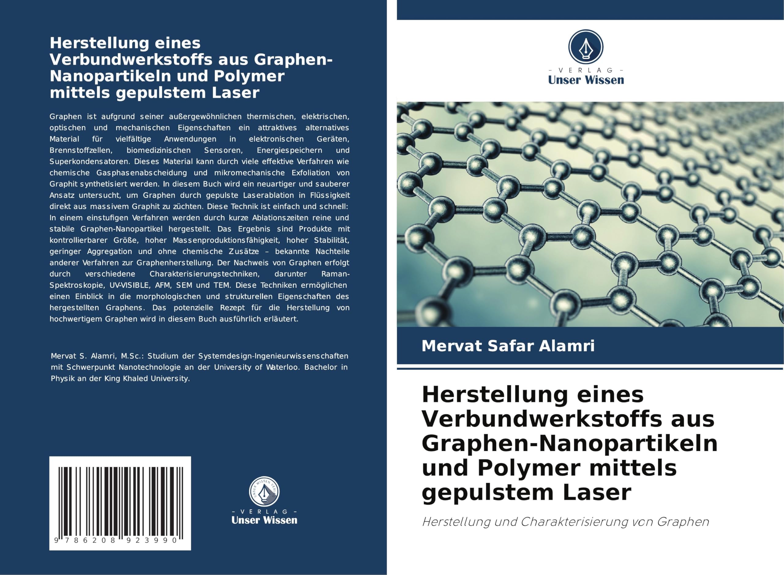 Herstellung eines Verbundwerkstoffs aus Graphen-Nanopartikeln und Polymer mittels gepulstem Laser Natural Sciences
