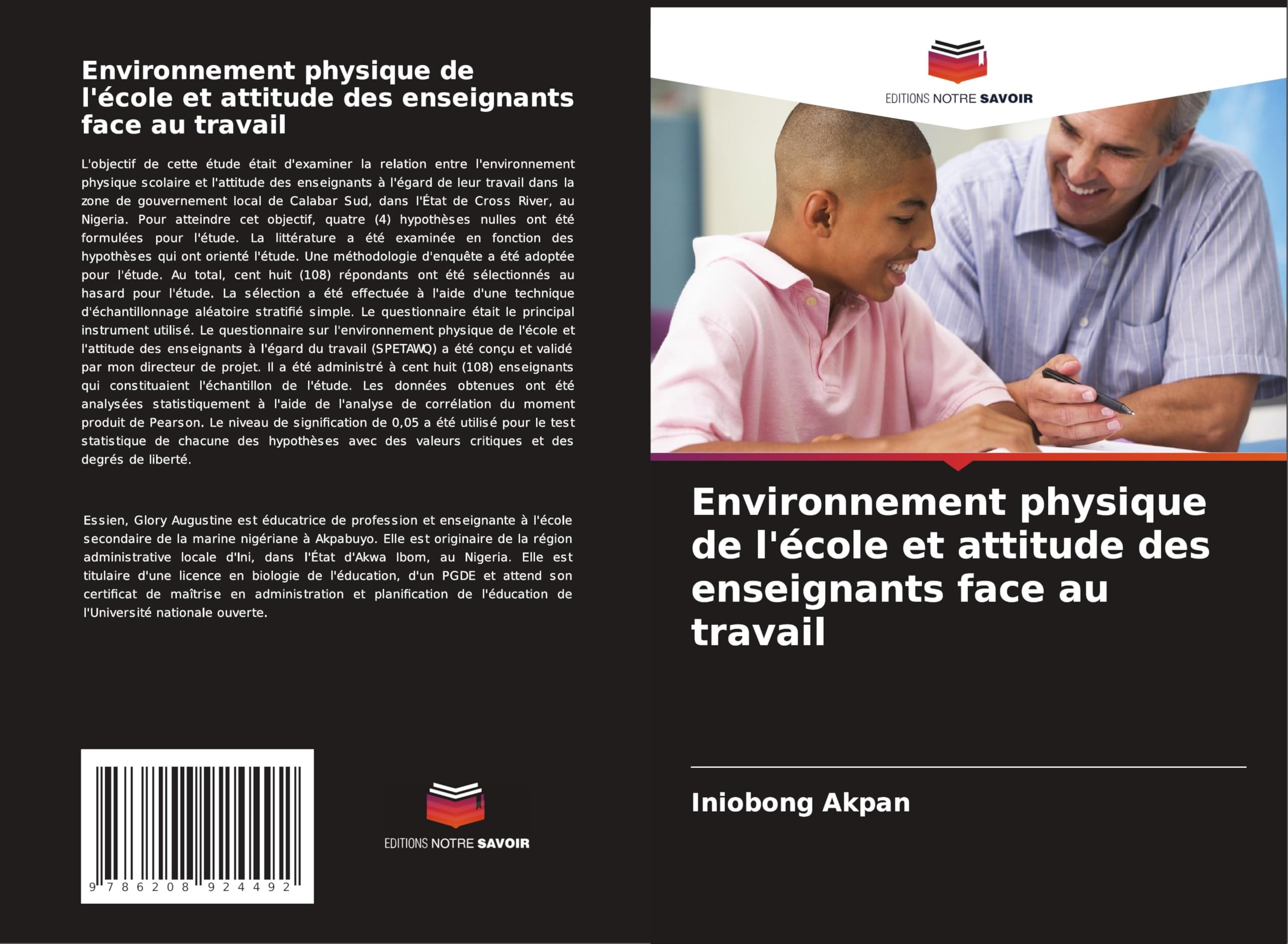 Environnement physique de l'école et attitude des enseignants face au travail Books