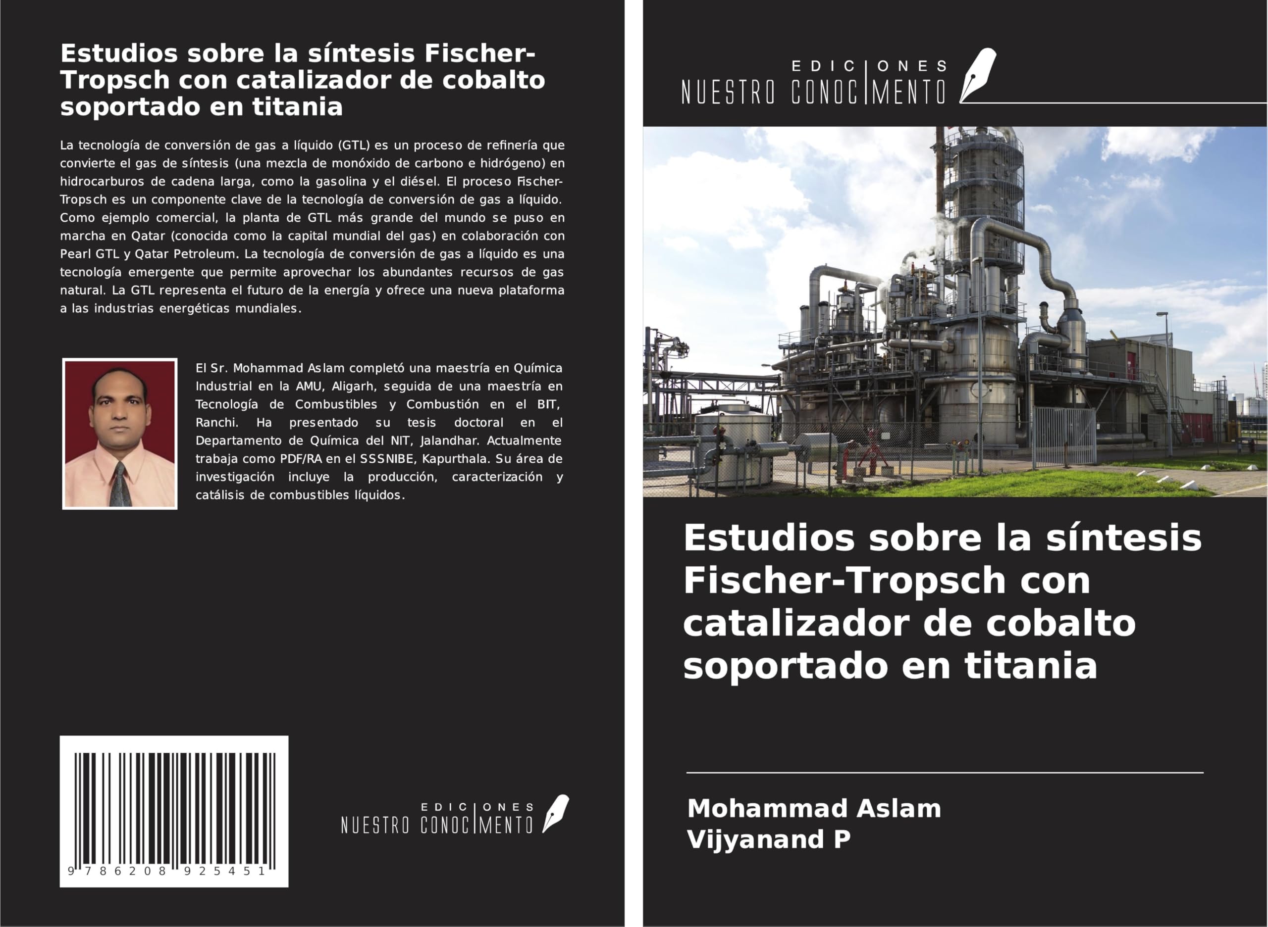 Estudios sobre la síntesis Fischer-Tropsch con catalizador de cobalto soportado en titania Natural Sciences