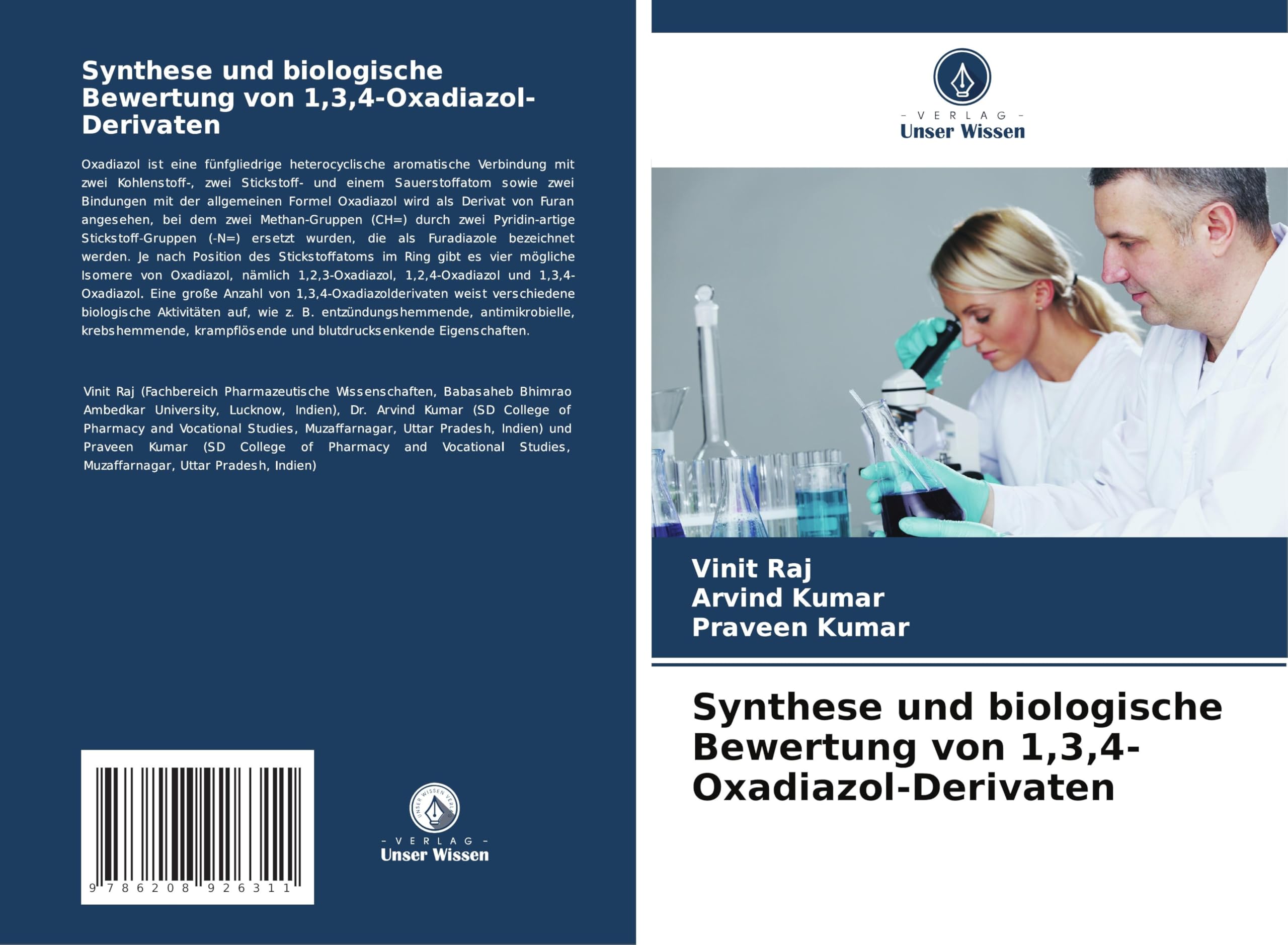 Synthese und biologische Bewertung von 1,3,4-Oxadiazol-Derivaten Medicine