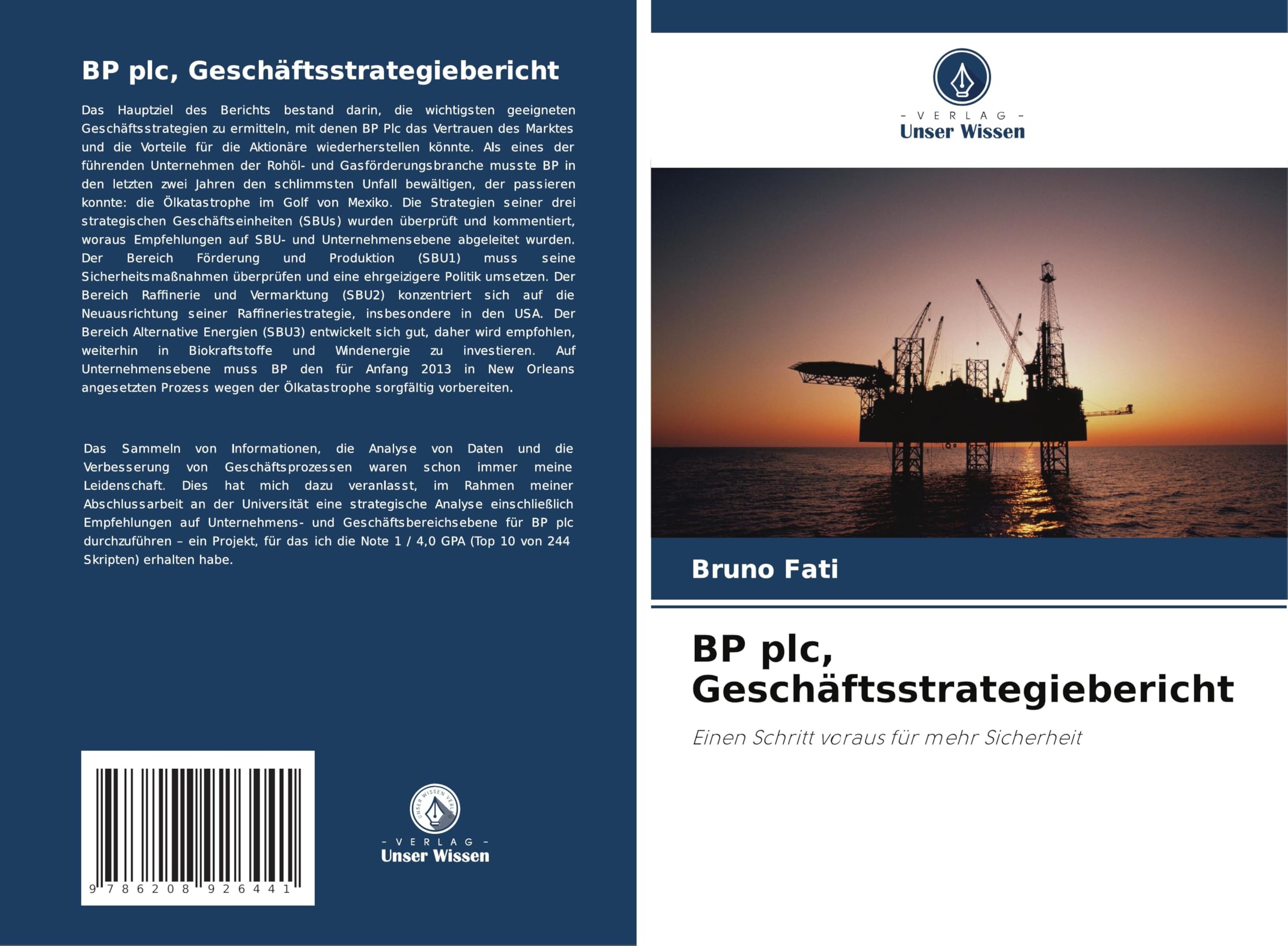 BP plc, Geschäftsstrategiebericht Law