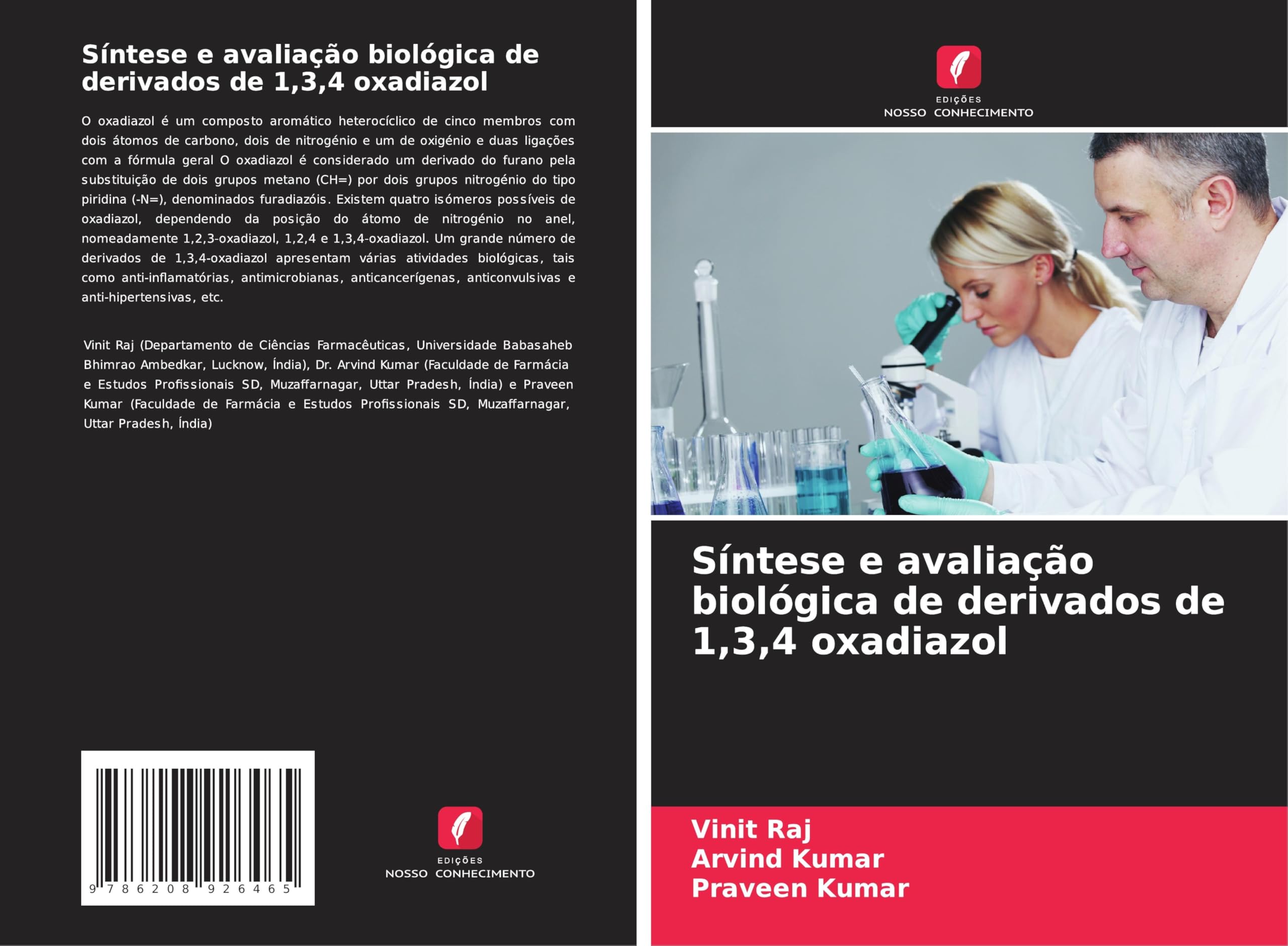 Síntese e avaliação biológica de derivados de 1,3,4 oxadiazol Medicine