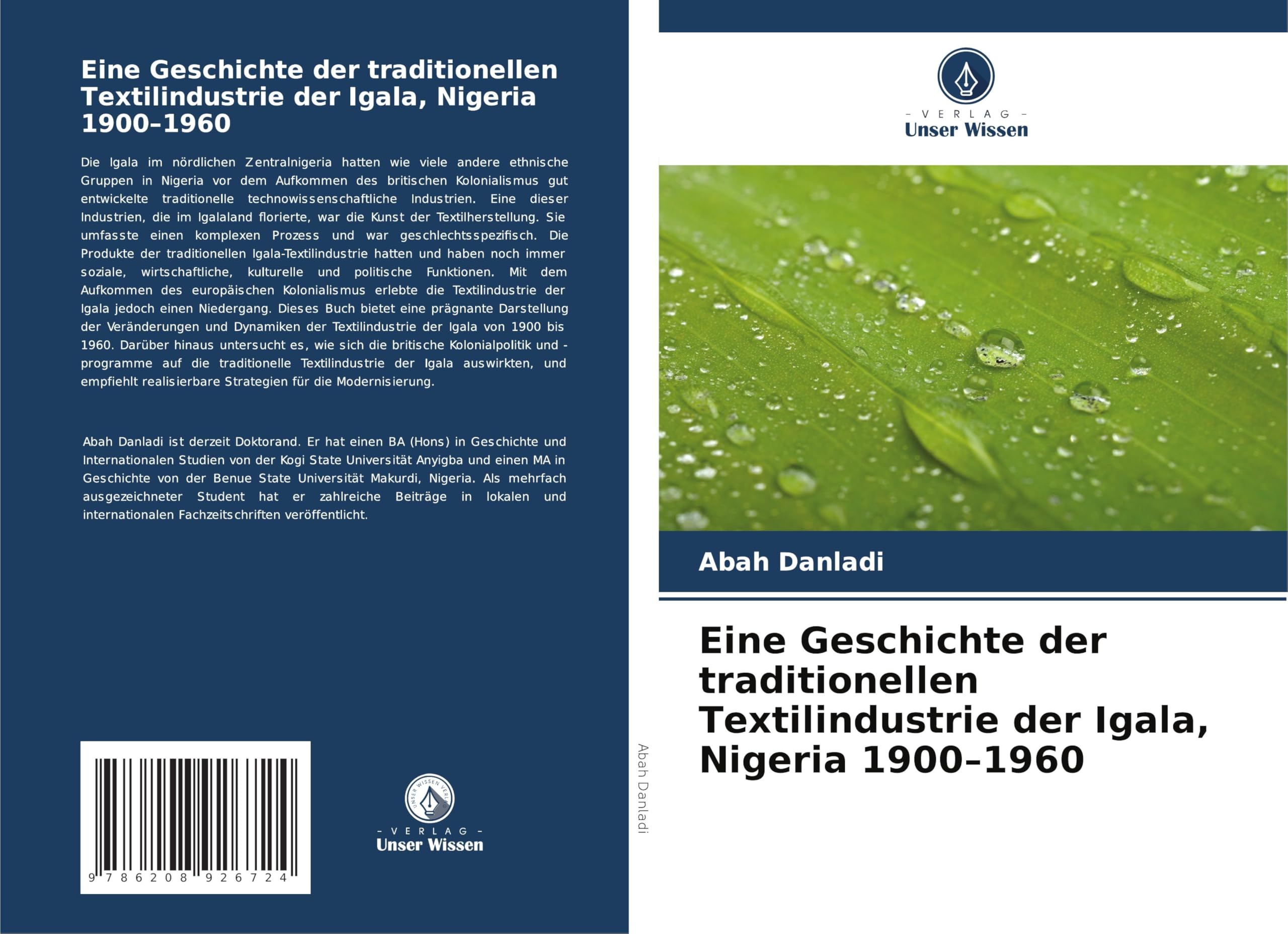 Eine Geschichte der traditionellen Textilindustrie der Igala, Nigeria 1900-1960 Books