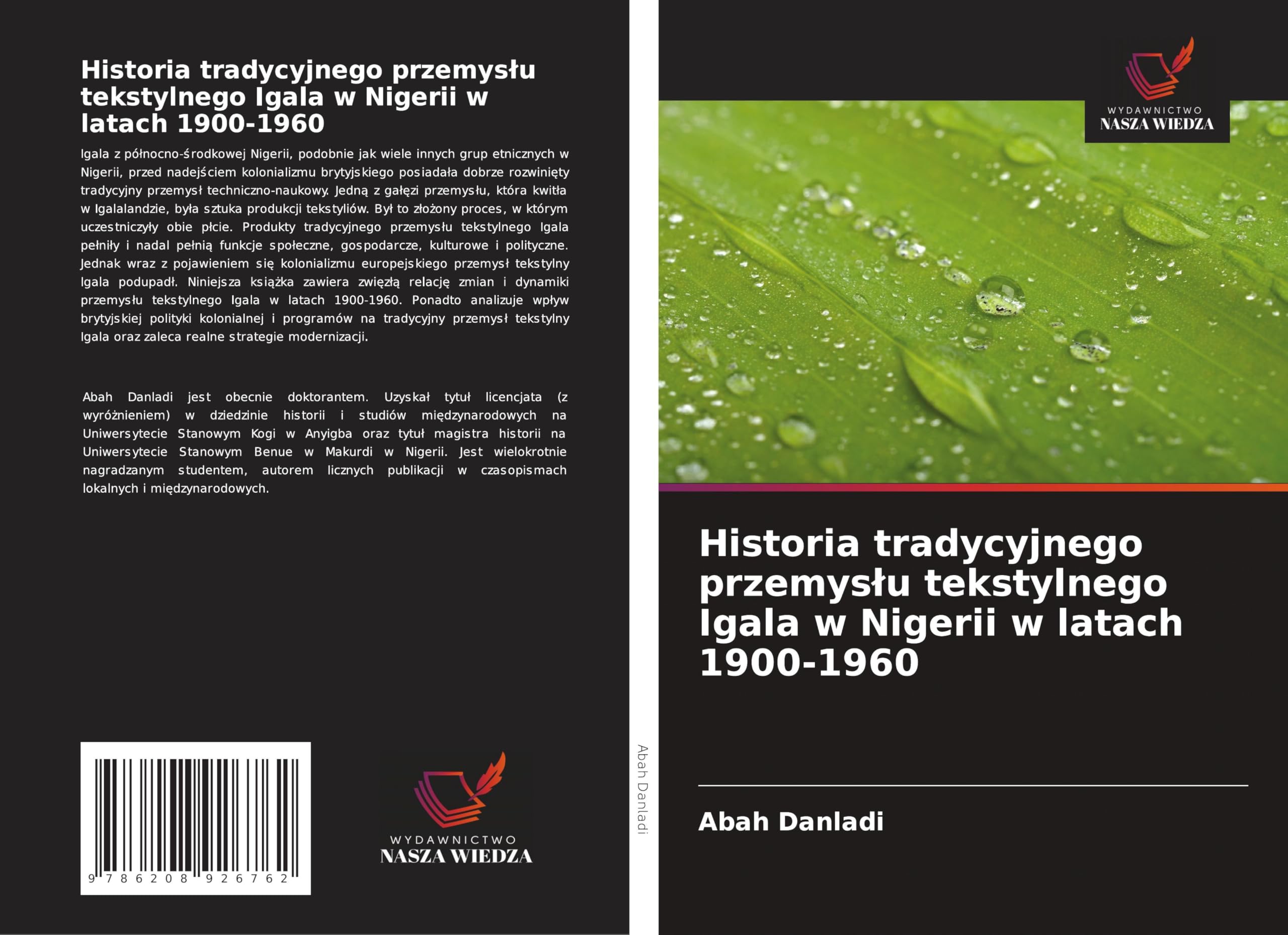Historia tradycyjnego przemys¿u tekstylnego Igala w Nigerii w latach 1900-1960 Books