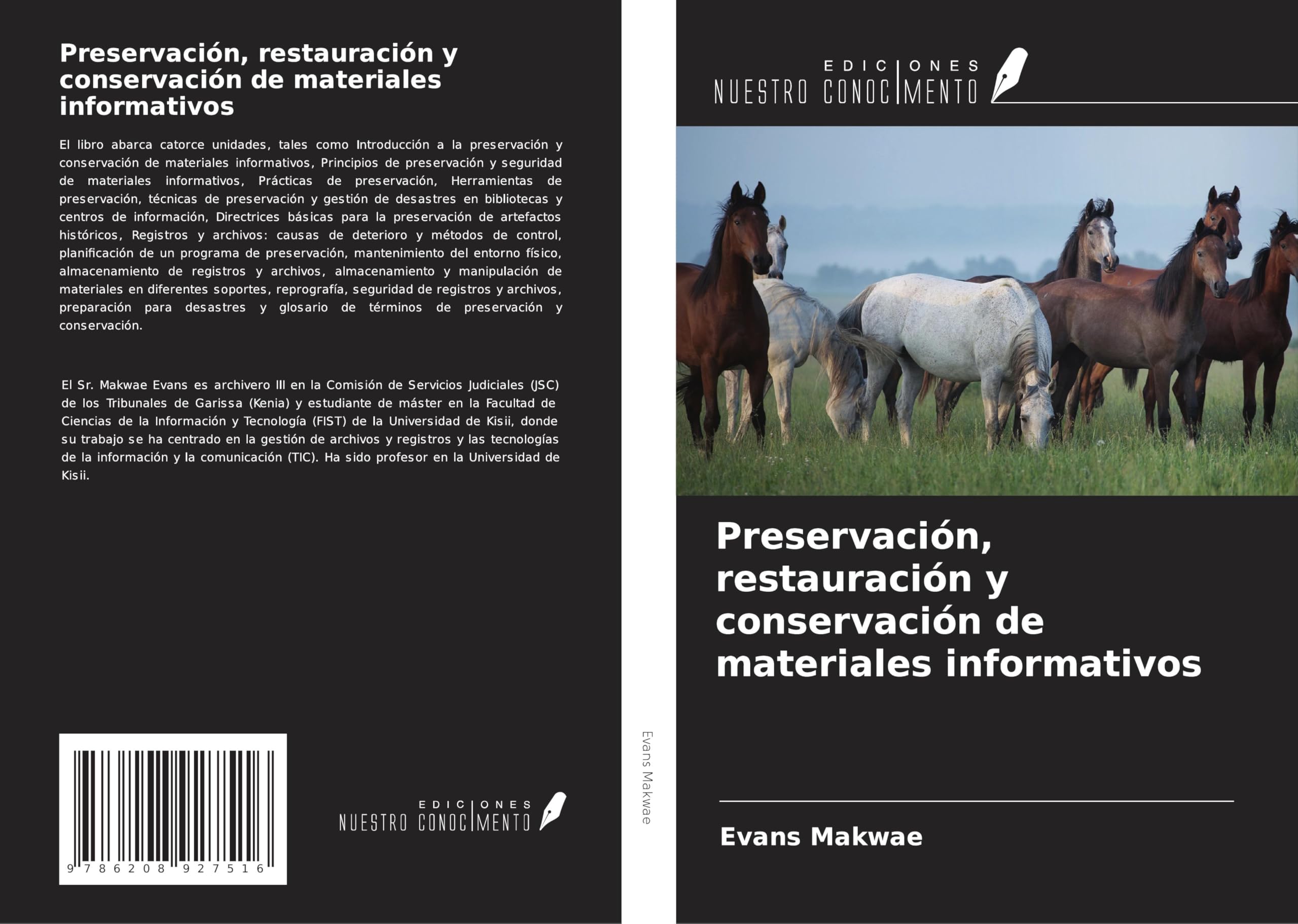 Preservación, restauración y conservación de materiales informativos Education & Training