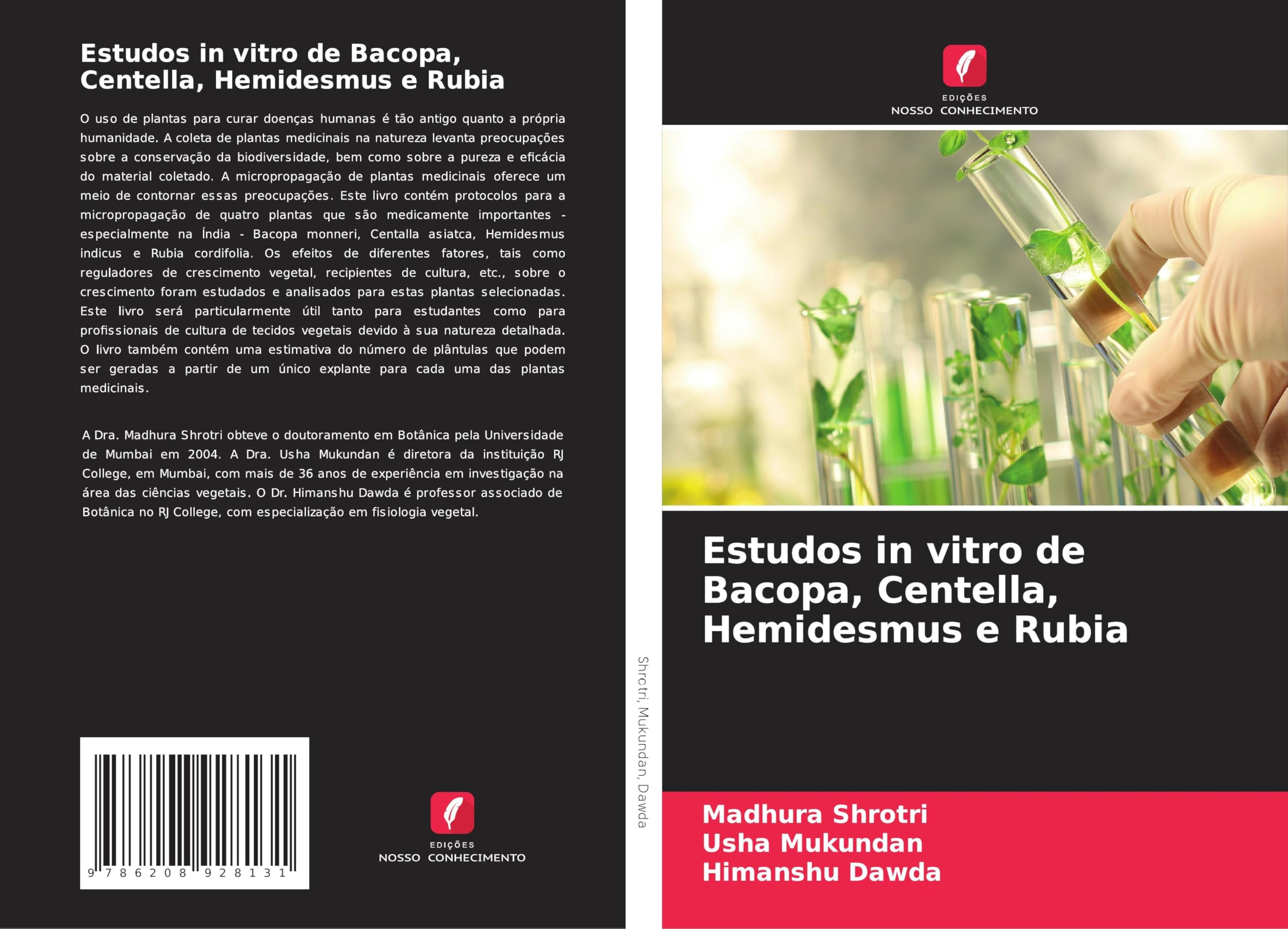 Estudos in vitro de Bacopa, Centella, Hemidesmus e Rubia Natural Sciences