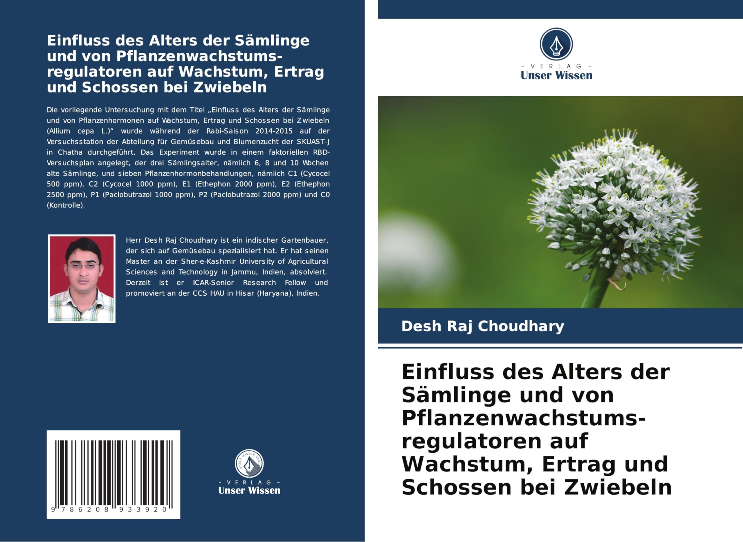 Einfluss des Alters der Sämlinge und von Pflanzenwachstums-regulatoren auf Wachstum, Ertrag und Schossen bei Zwiebeln Natural Sciences
