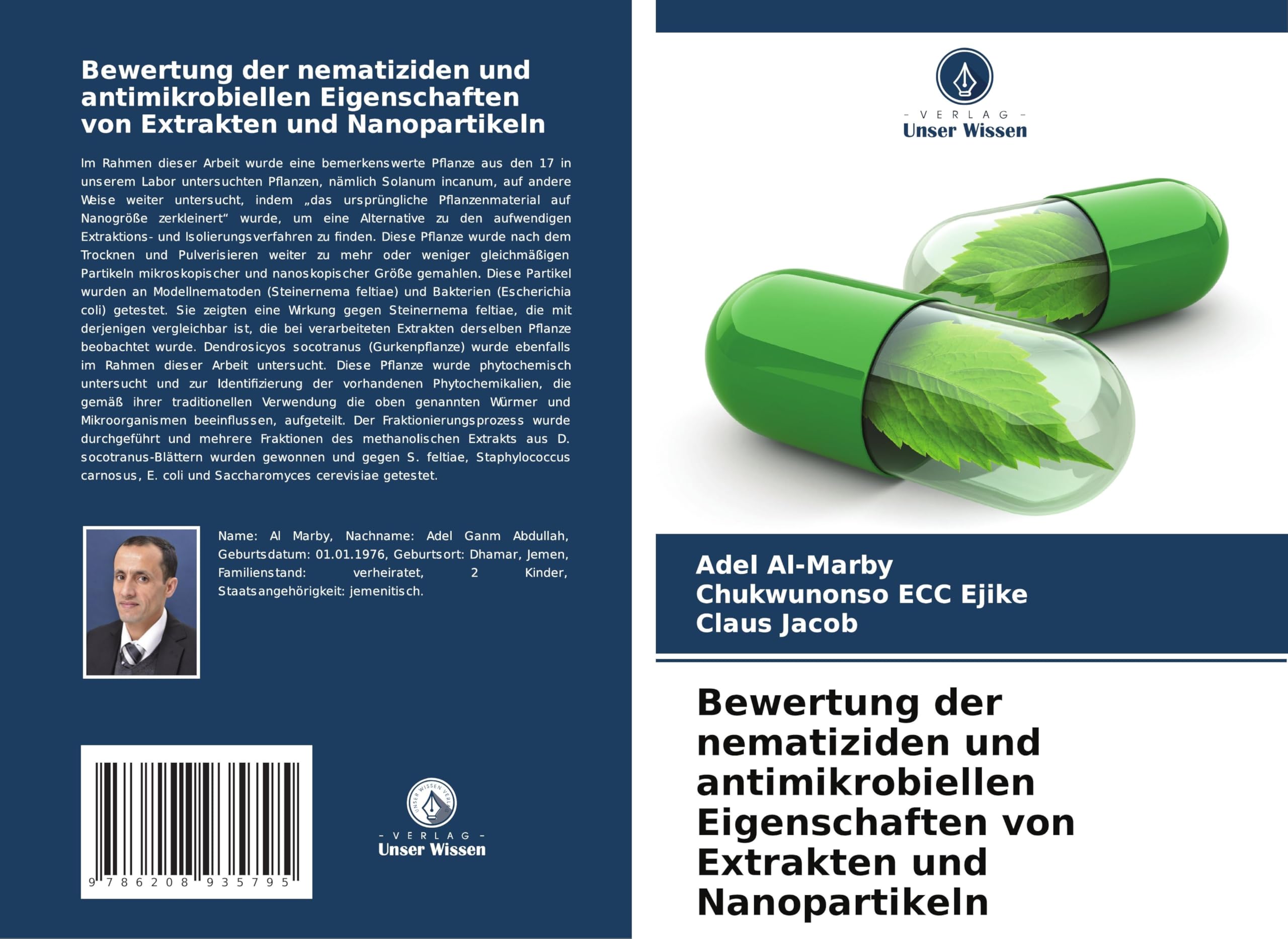 Bewertung der nematiziden und antimikrobiellen Eigenschaften von Extrakten und Nanopartikeln Medicine