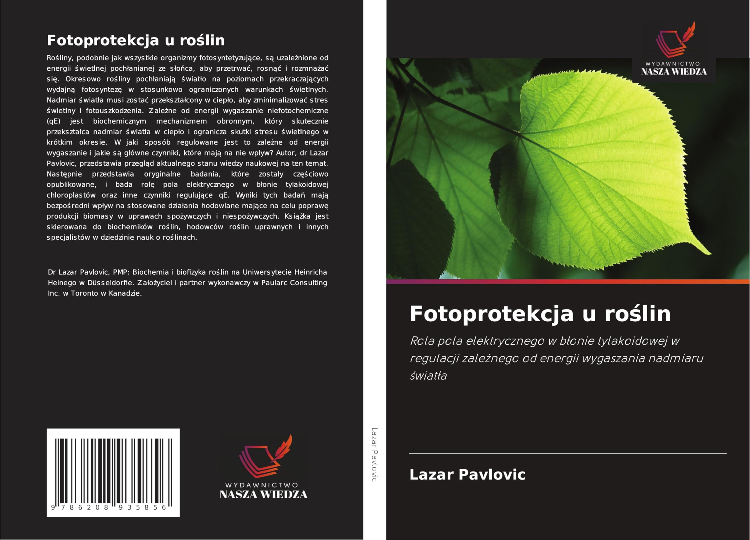Fotoprotekcja u ro¿lin Natural Sciences