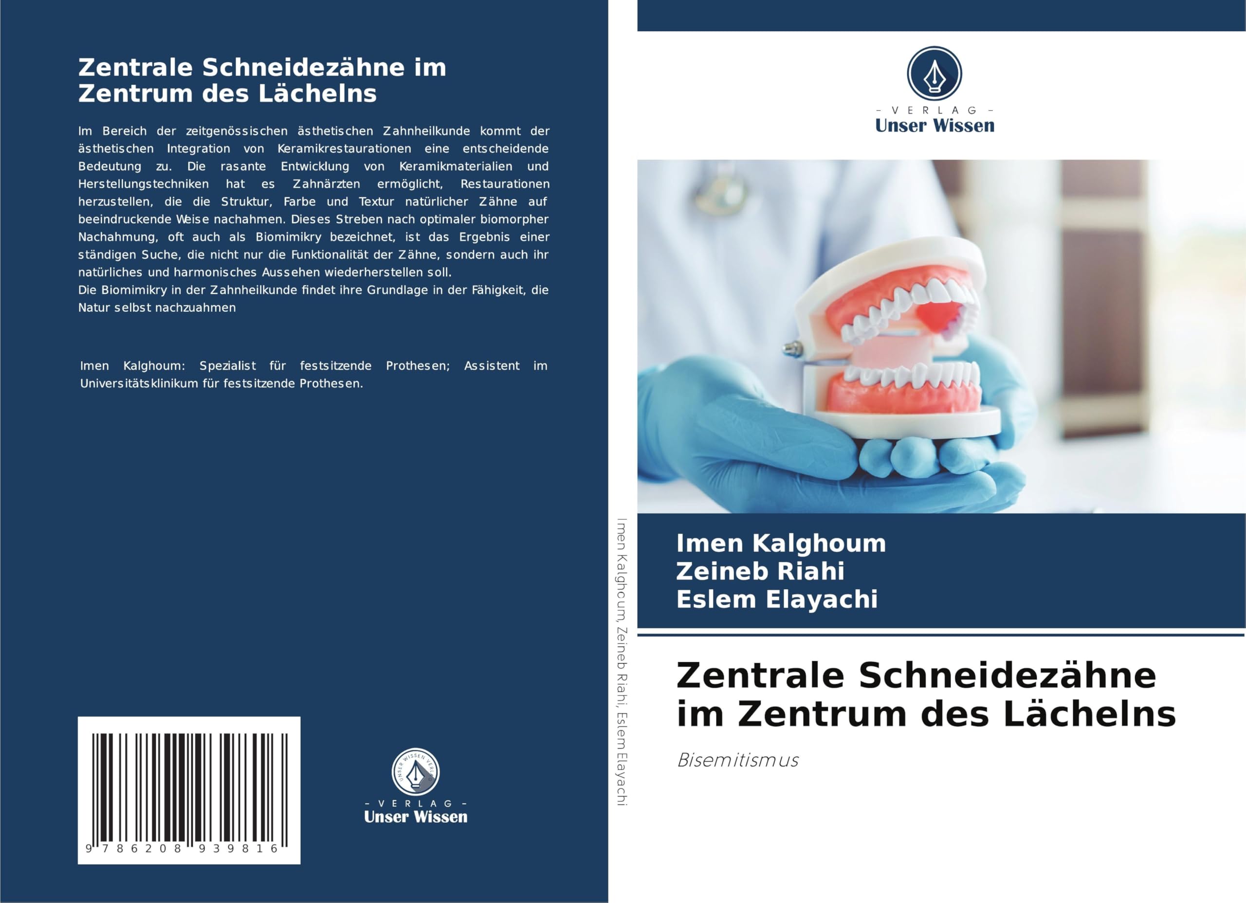Zentrale Schneidezähne im Zentrum des Lächelns Medicine
