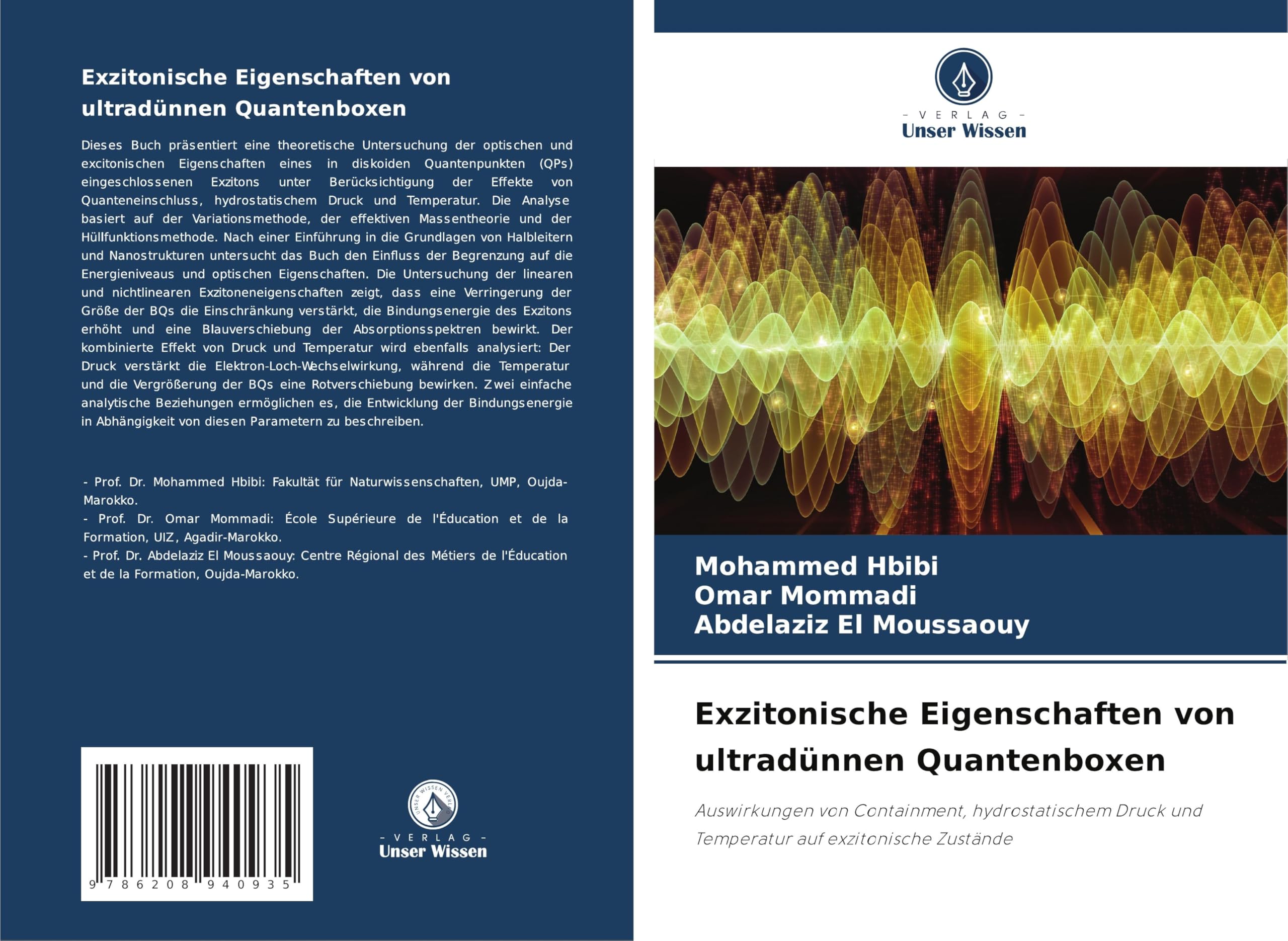 Exzitonische Eigenschaften von ultradünnen Quantenboxen Natural Sciences