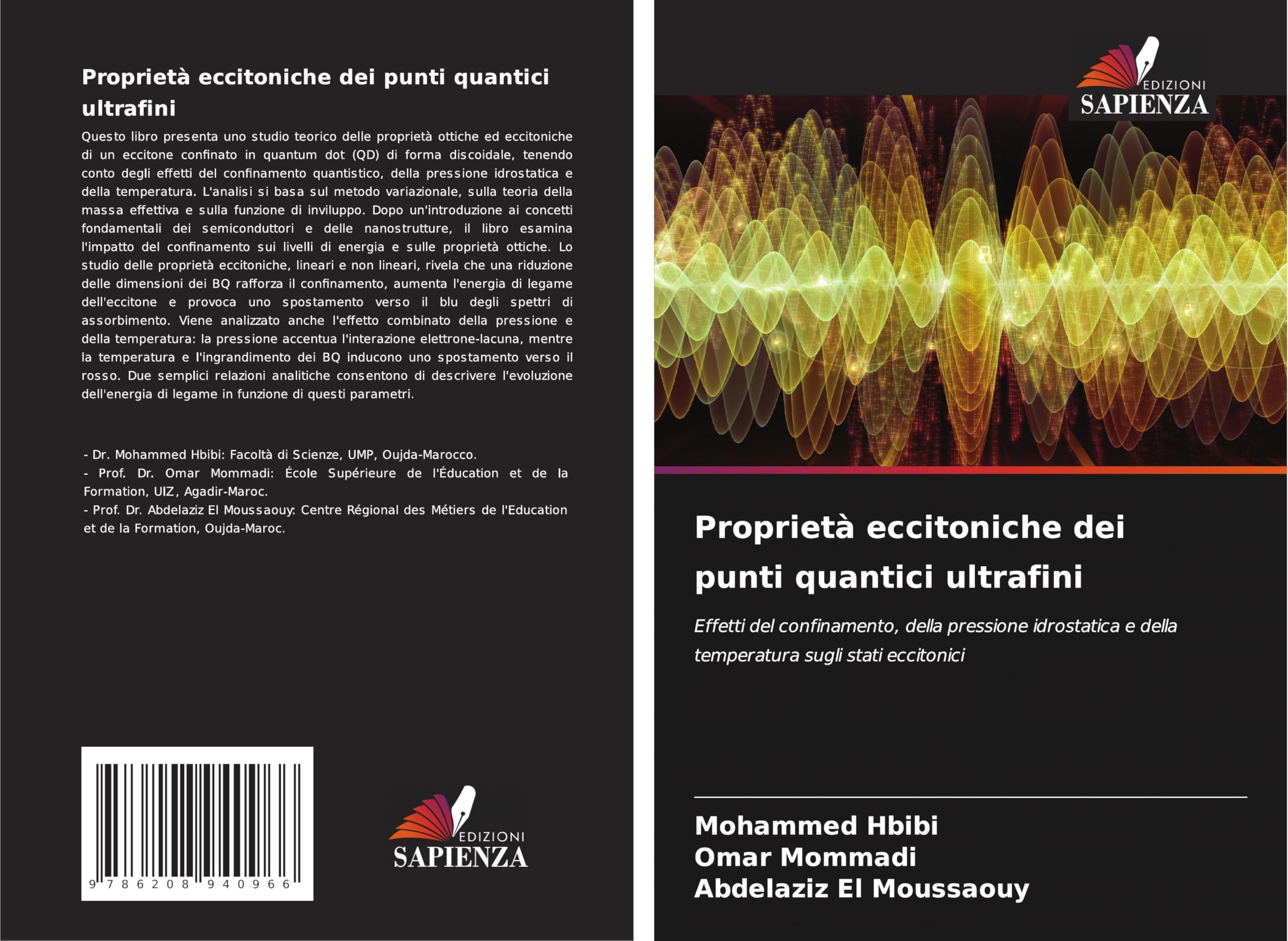 Proprietà eccitoniche dei punti quantici ultrafini Natural Sciences