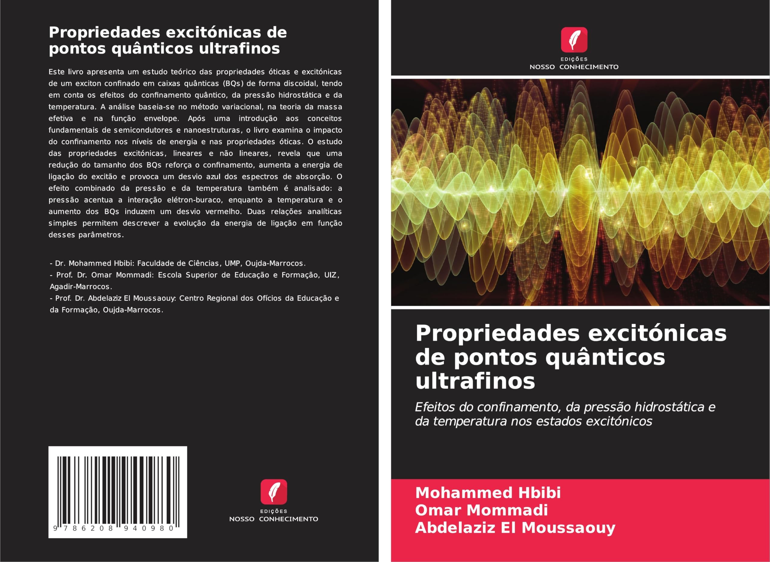 Propriedades excitónicas de pontos quânticos ultrafinos Natural Sciences