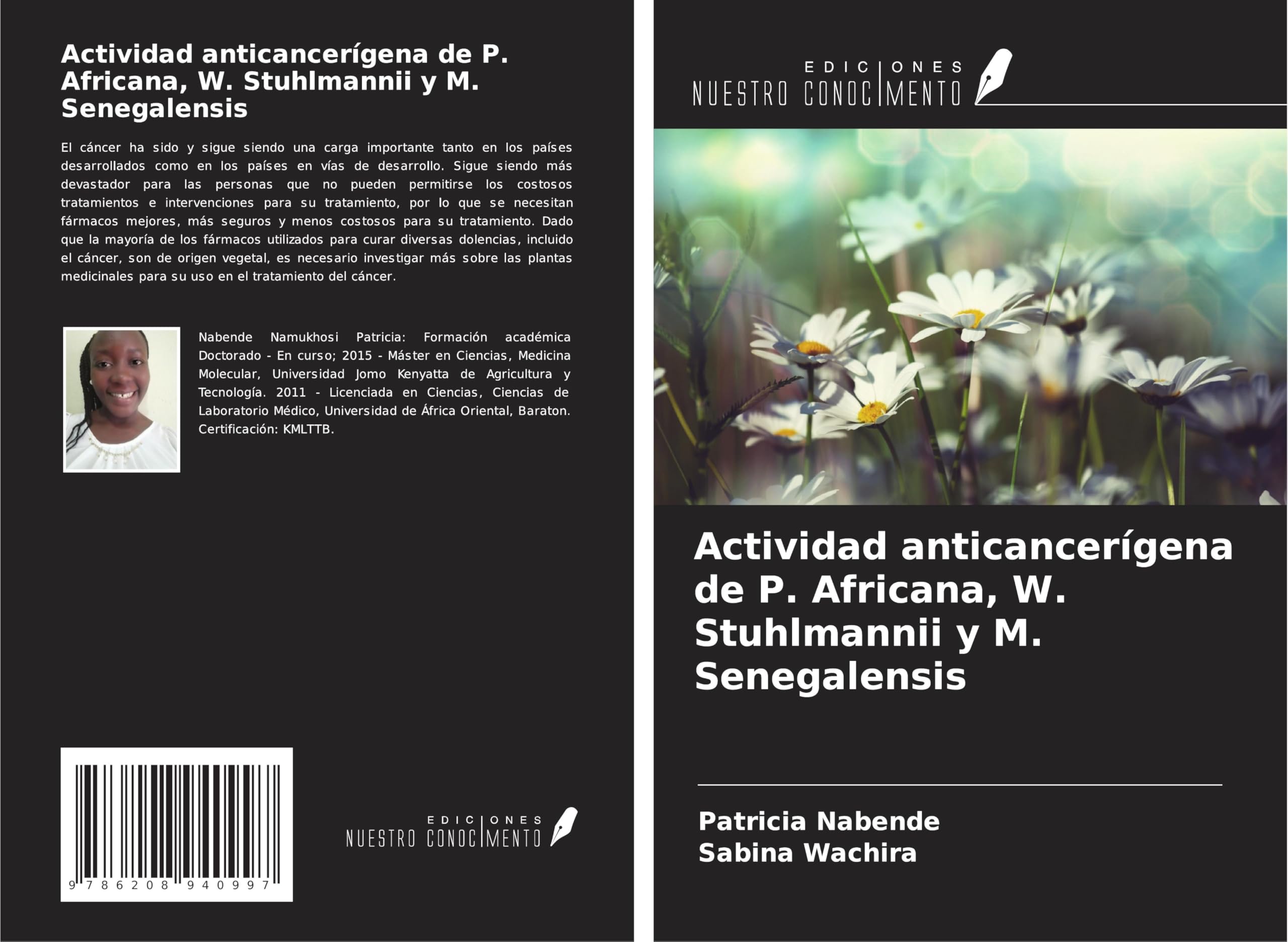 Actividad anticancerígena de P. Africana, W. Stuhlmannii y M. Senegalensis Law