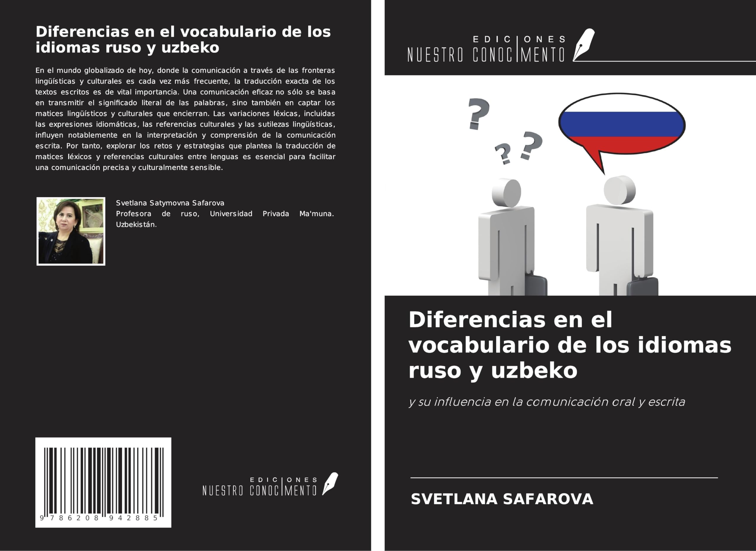 Diferencias en el vocabulario de los idiomas ruso y uzbeko Books
