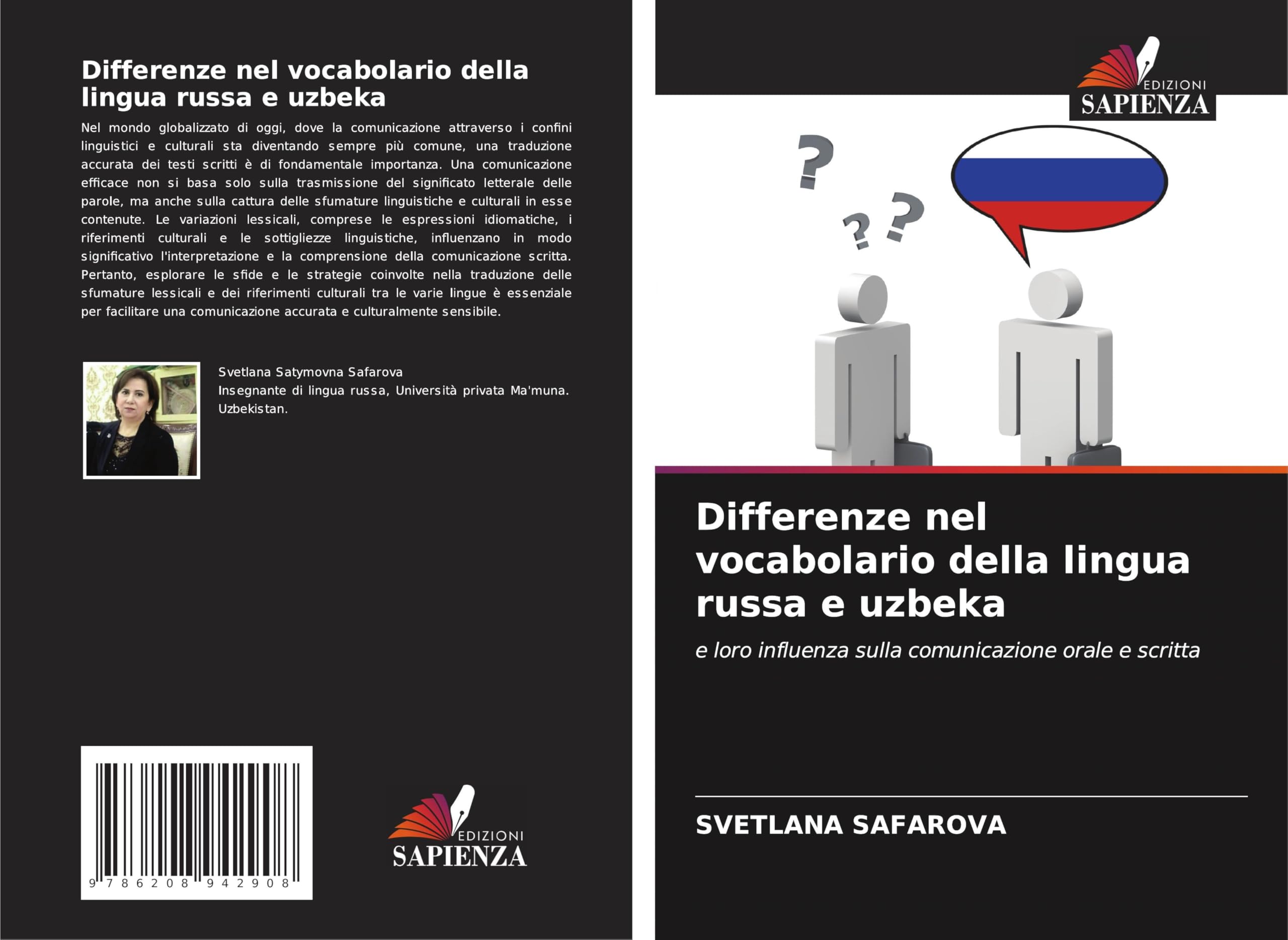 Differenze nel vocabolario della lingua russa e uzbeka Books