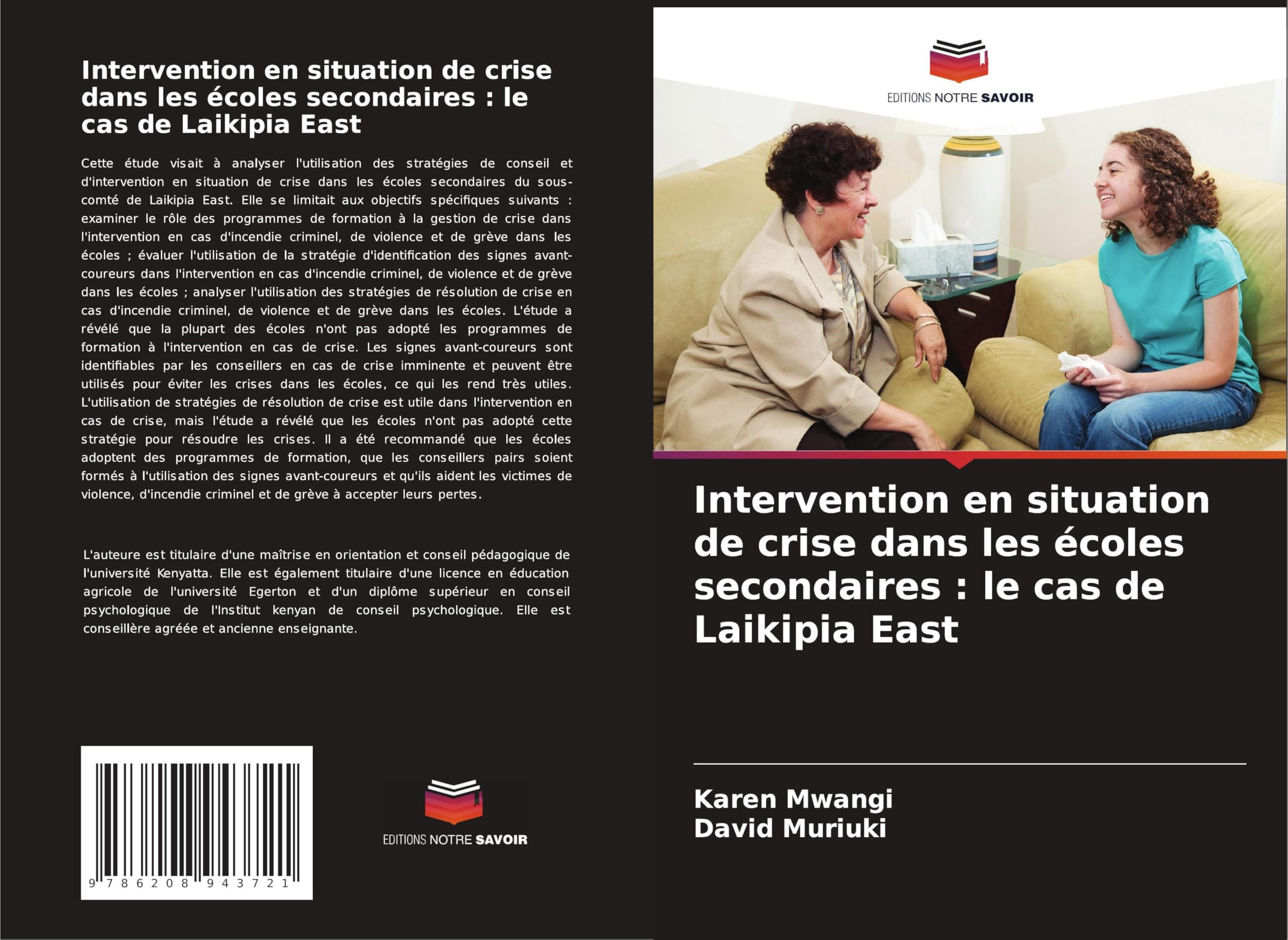 Intervention en situation de crise dans les écoles secondaires : le cas de Laikipia East Psychology