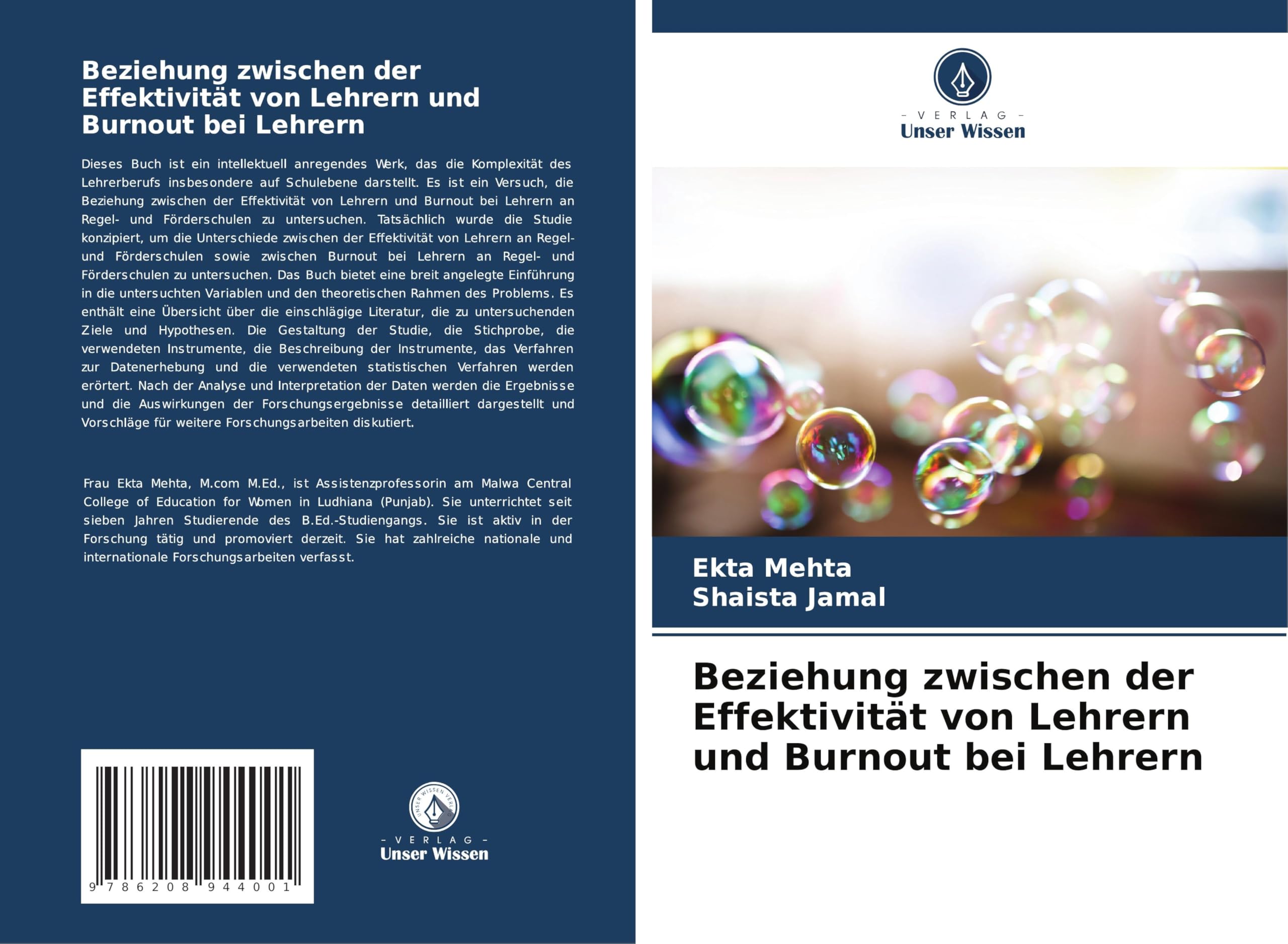 Beziehung zwischen der Effektivität von Lehrern und Burnout bei Lehrern Business, Finance & Career